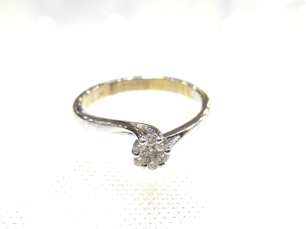 Cronet Tektaş 0,15ct H Color VS1 Pırlanta 3,25gr 14 Ayar Altın