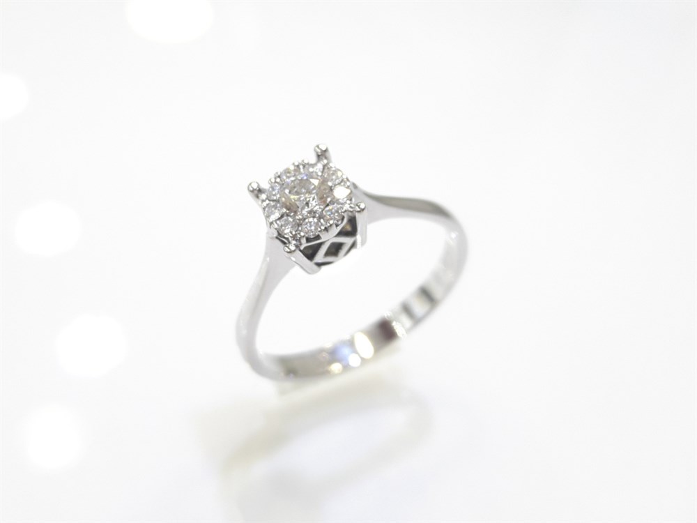 Kronet Tektaş 0,29ct H Color VS-SI Pırlanta 2,74gr 14 Ayar Altın