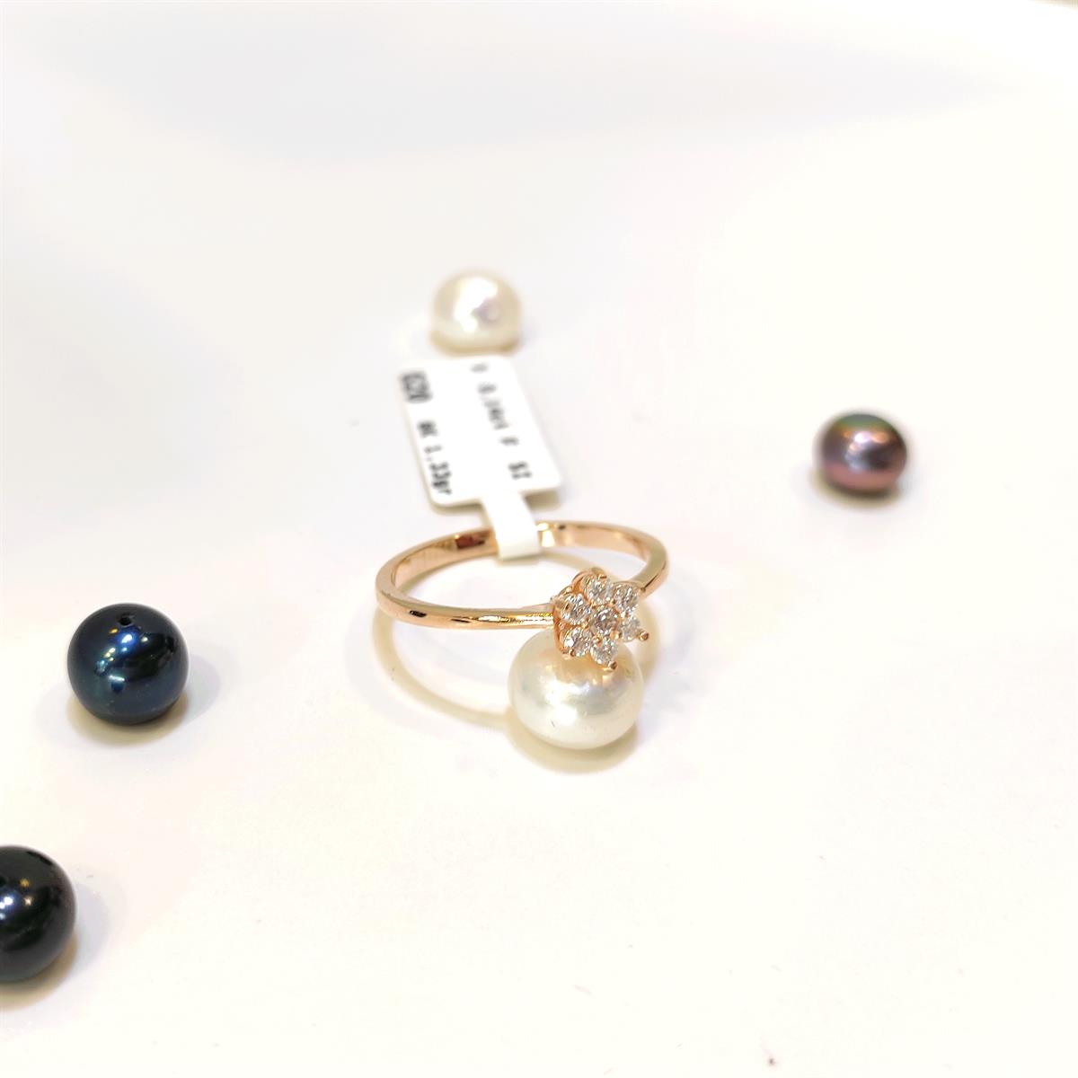 Papatya Çiçeği Pırlanta Tek Taş Yüzük 8 Ayar Altın HD VİDEOLU kolye hediyeli