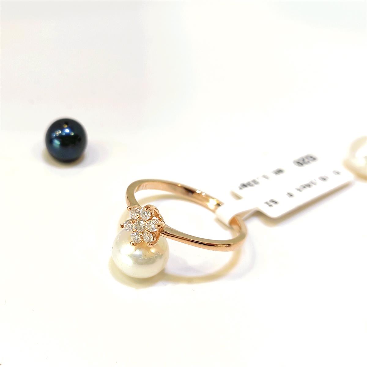 Papatya Çiçeği Pırlanta Tek Taş Yüzük 8 Ayar Altın HD VİDEOLU kolye hediyeli