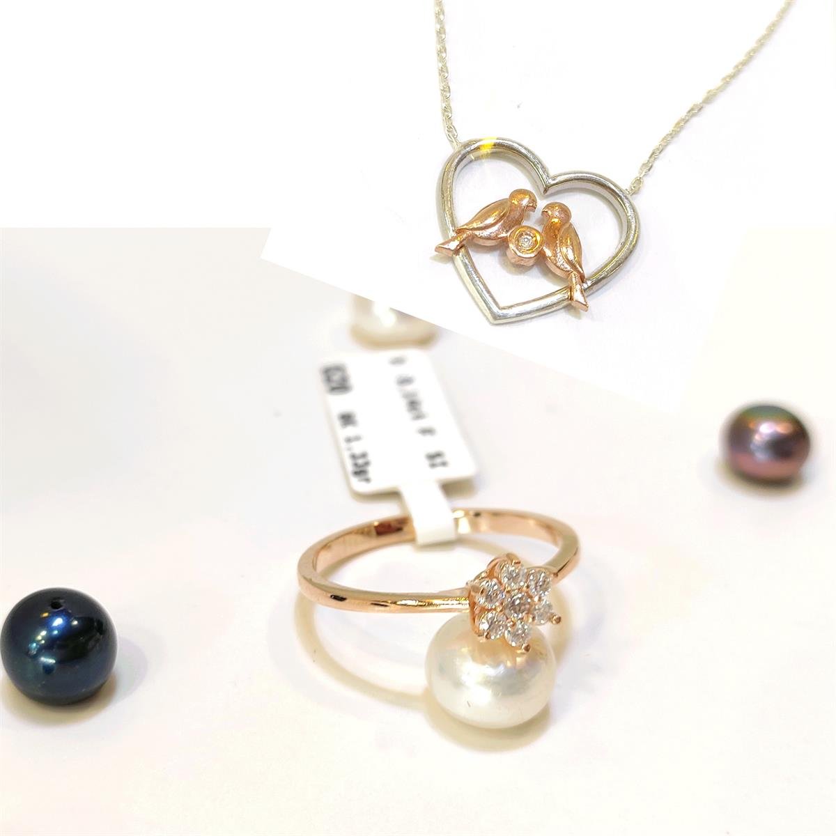 Papatya Çiçeği Pırlanta Tek Taş Yüzük 8 Ayar Altın HD VİDEOLU kolye hediyeli