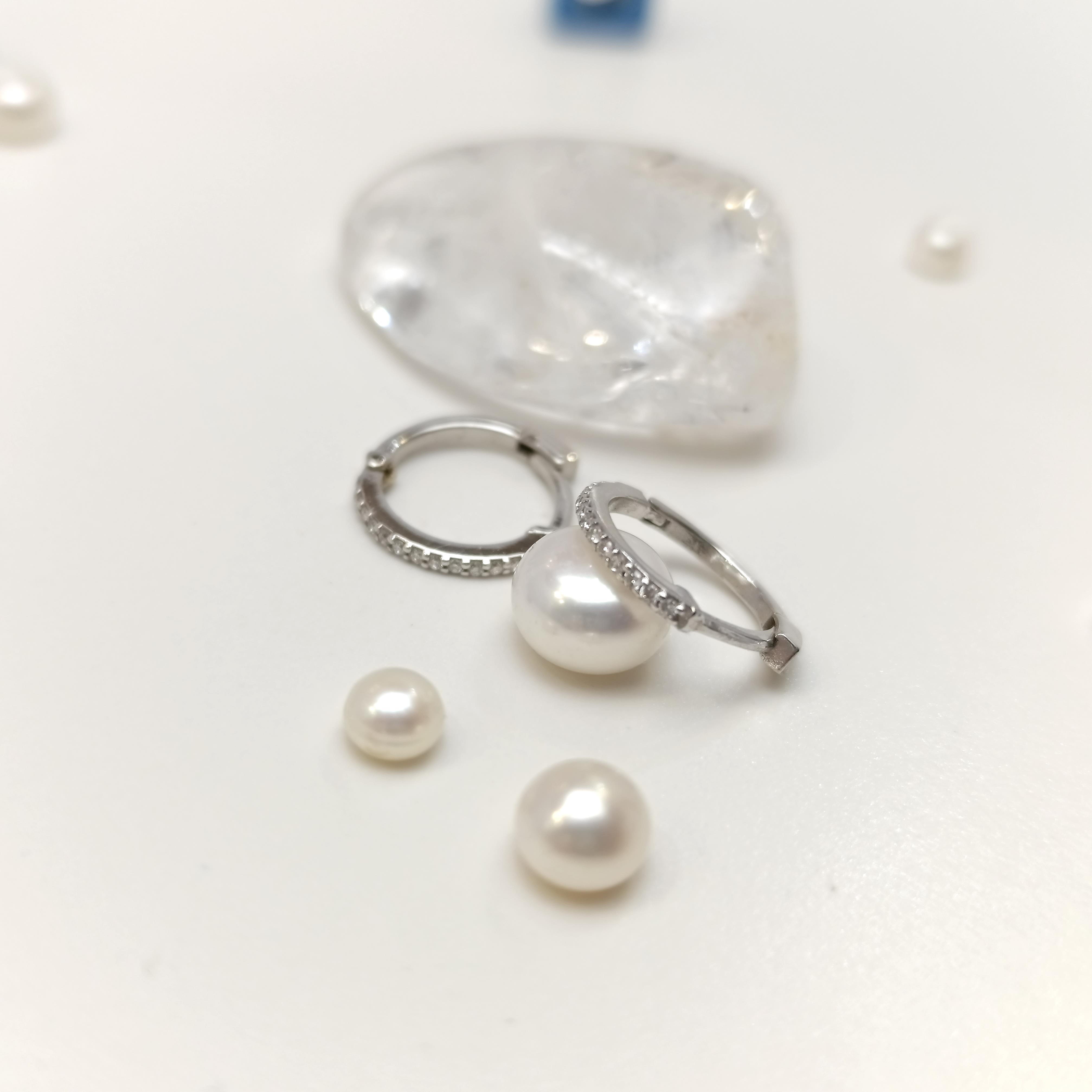 Pırlanta Taşlı Halka Küpe 14 Ayar Altın HD VİDEOLU