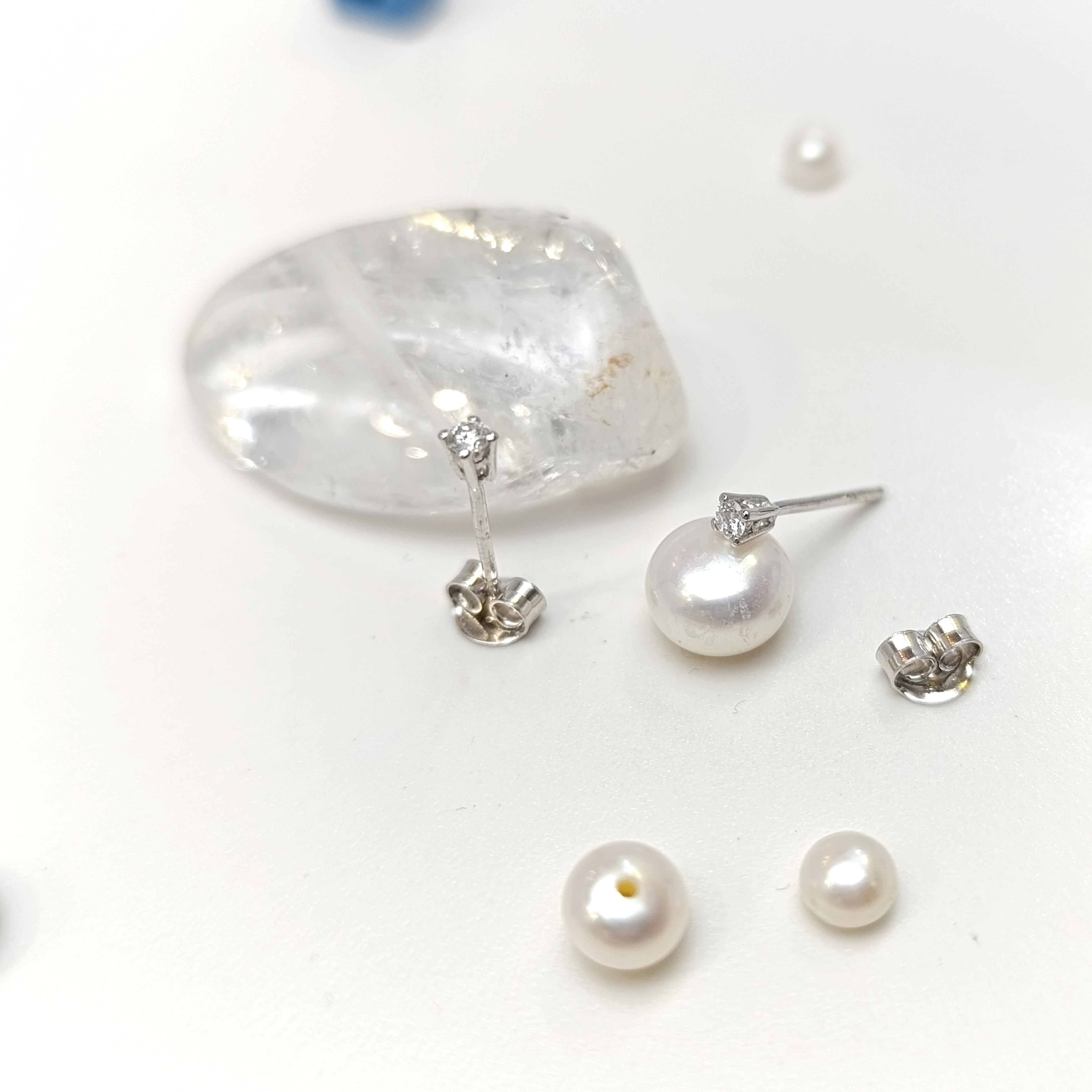 Pırlanta Tek Taş Küpe 14 Ayar Altın HD VİDEOLU