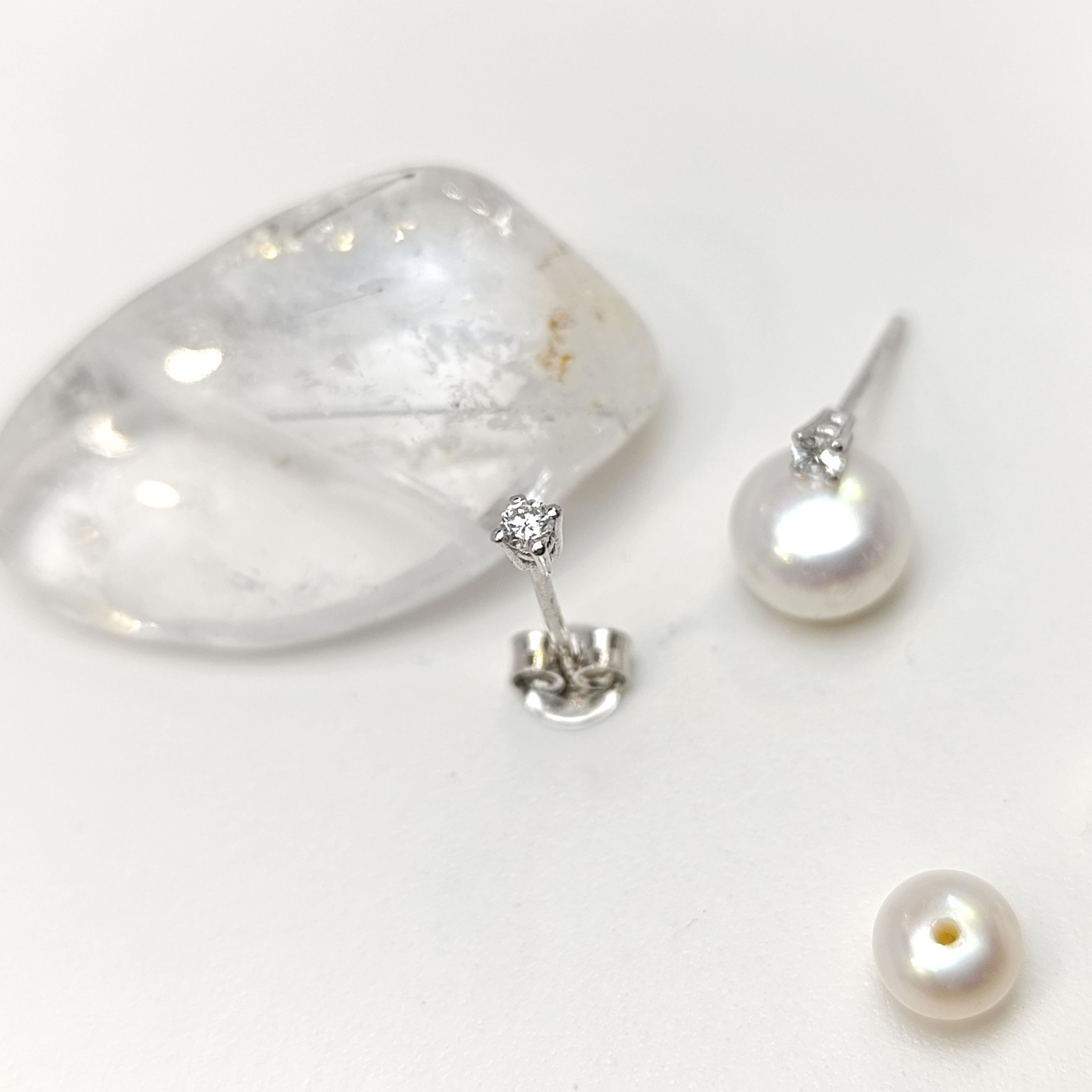 Pırlanta Tek Taş Küpe 14 Ayar Altın HD VİDEOLU