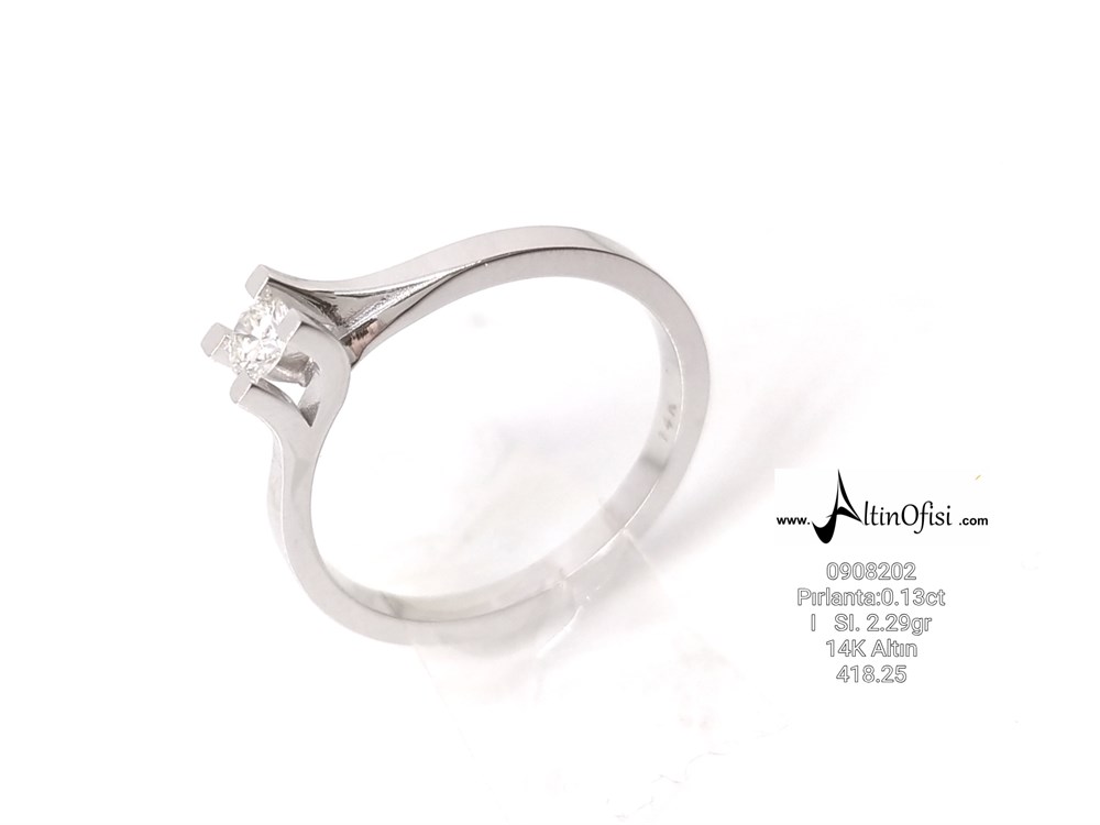 Pırlanta Tektaş Yüzük