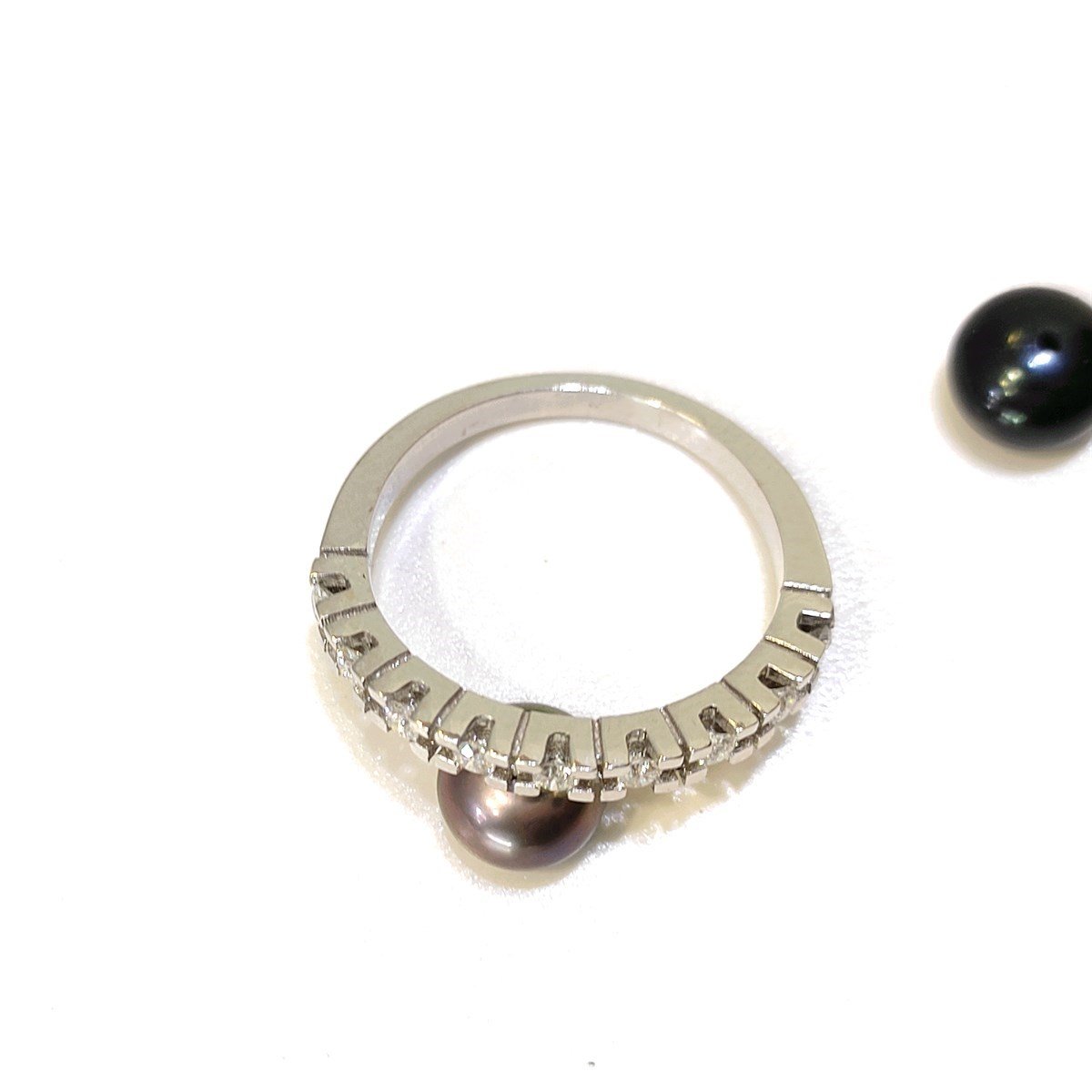 Su Yolu 0.26ct Pırlanta Yarım Tur Yüzük 14 Ayar Altın HD VİDEOLU