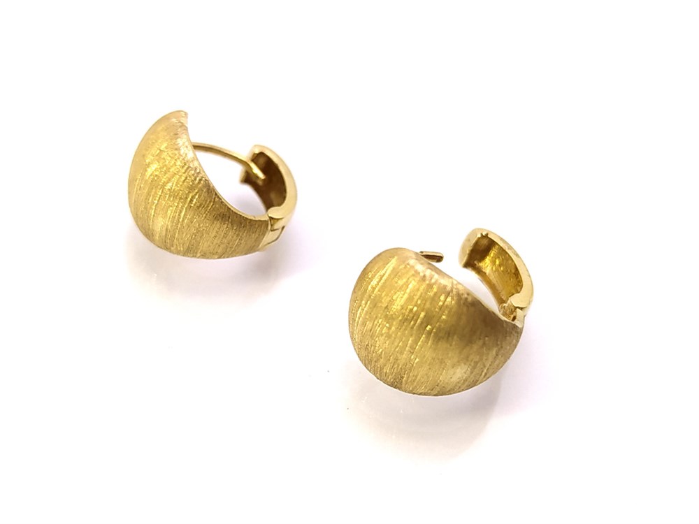 Halka Küpe 14 Ayar Altın