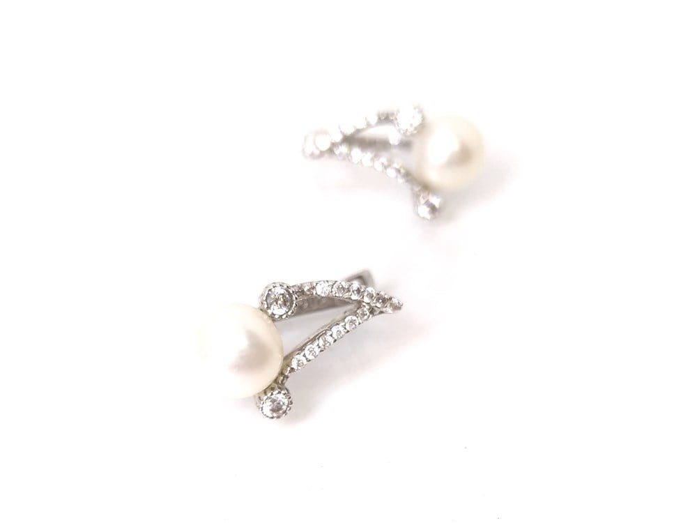 İnci Küpe 14 Ayar Altın