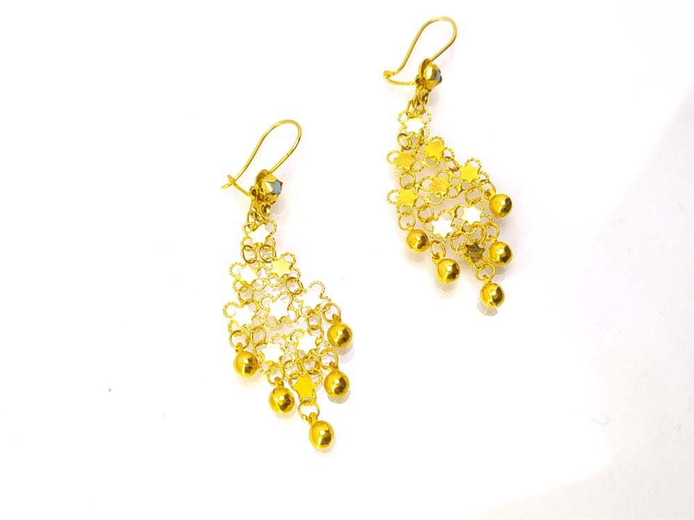 Kişniş Küpe 14 Ayar Altın