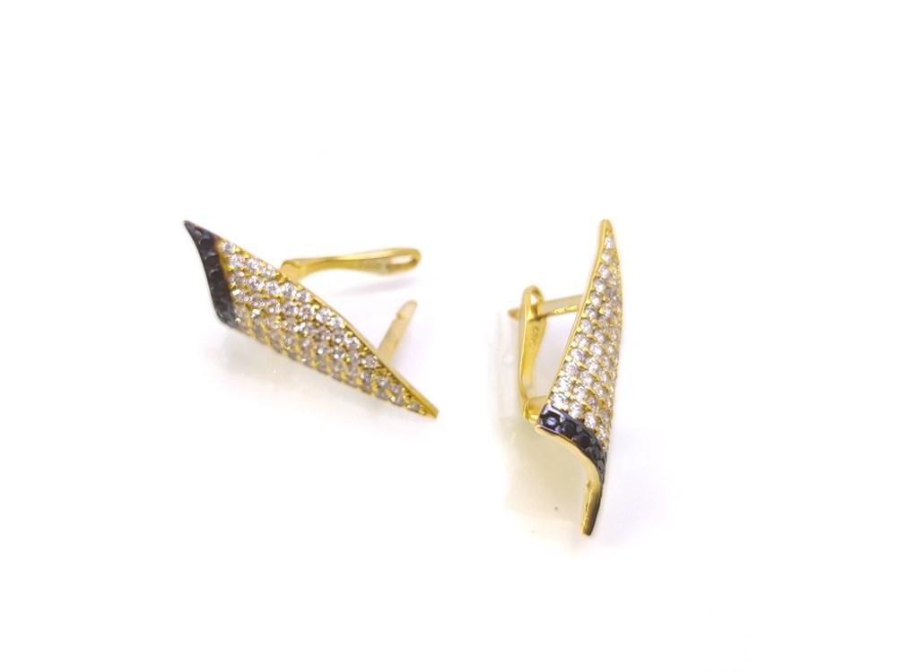 Yelken Küpe  14 Ayar Altın