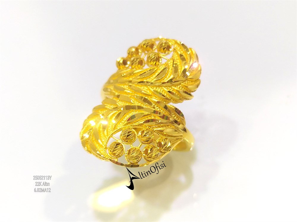 Dorika Toplu Yüzük 22 Ayar Altın 