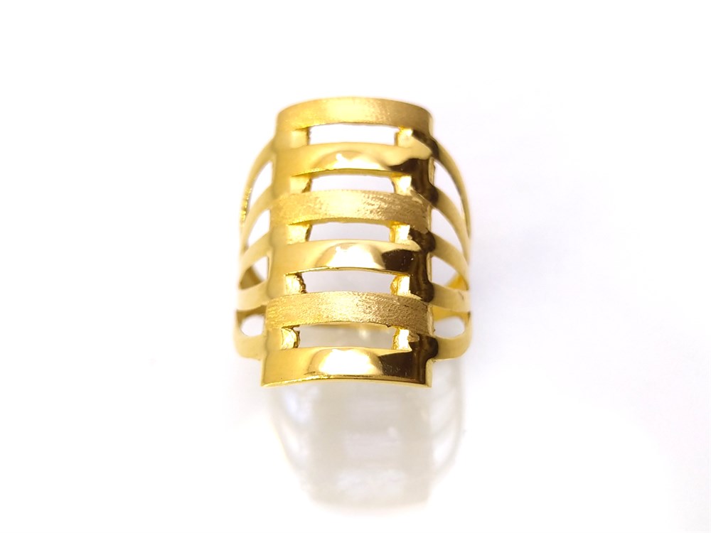 Kaburga Yüzük 22 Ayar Altın 