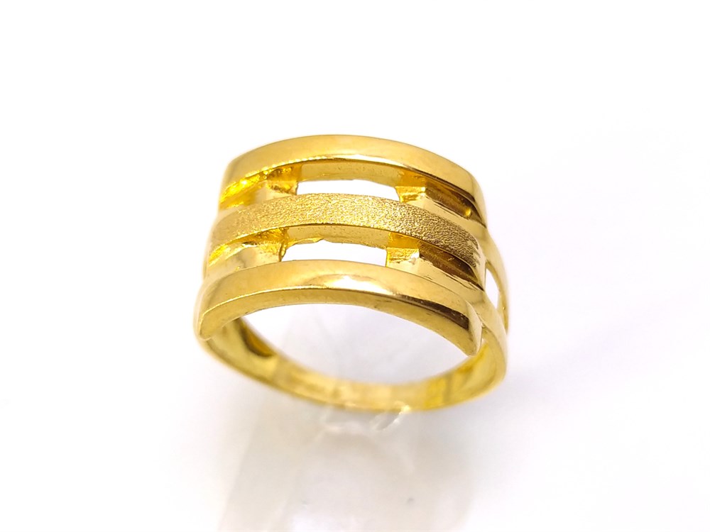 Kaburga Yüzük 22 Ayar Altın 