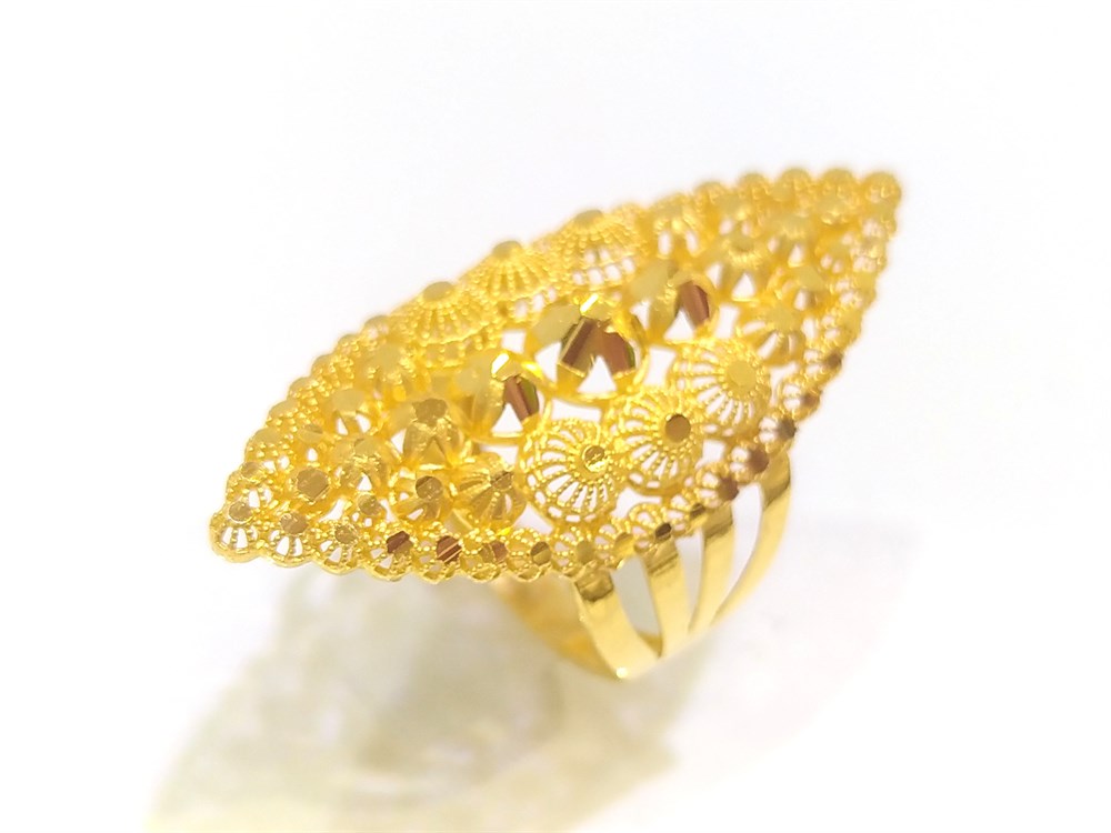 Mekik Yüzük 22 Ayar Altın 