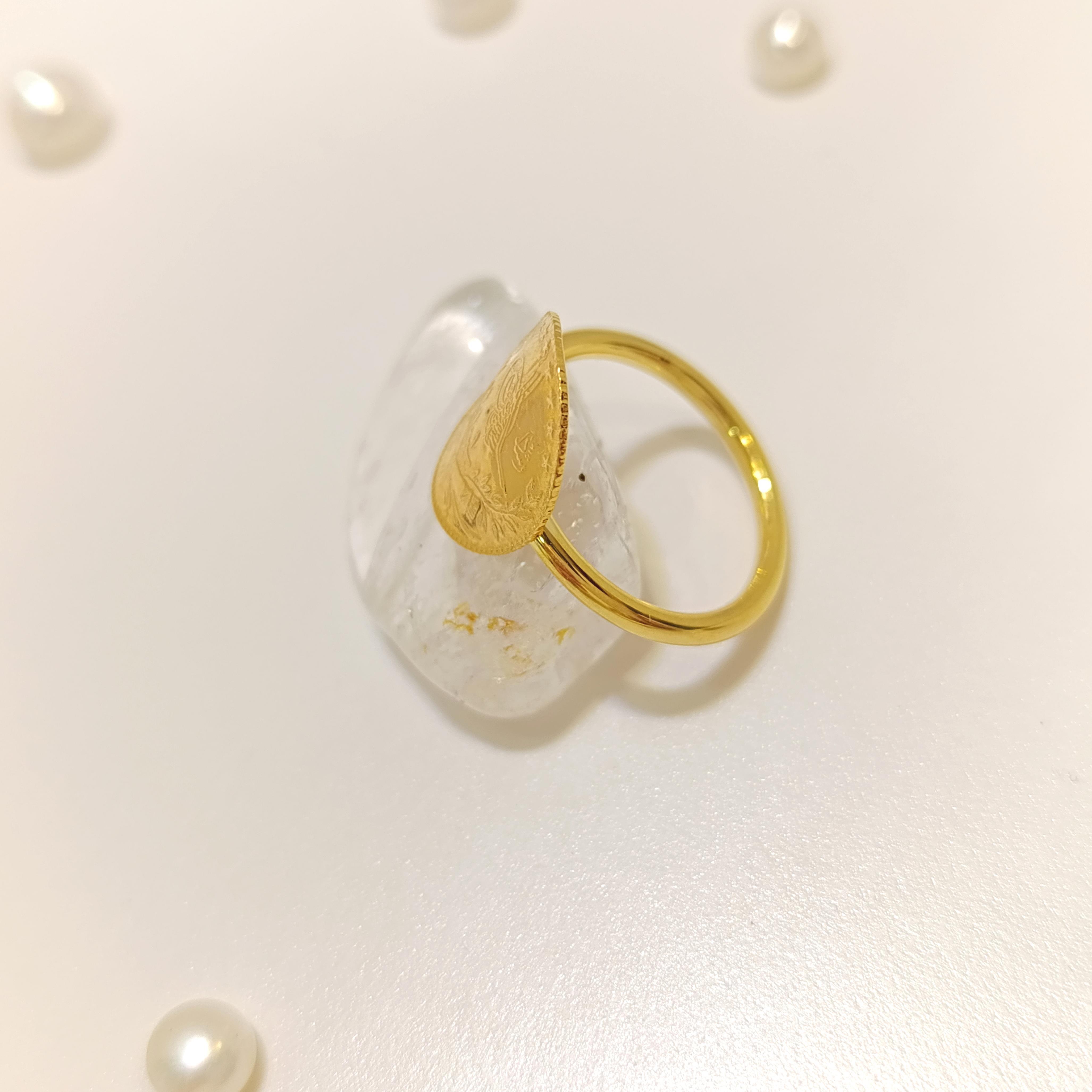 Reşat Çeyrek Altınlı Yüzük 22 Ayar Altın HD VİDEOLU