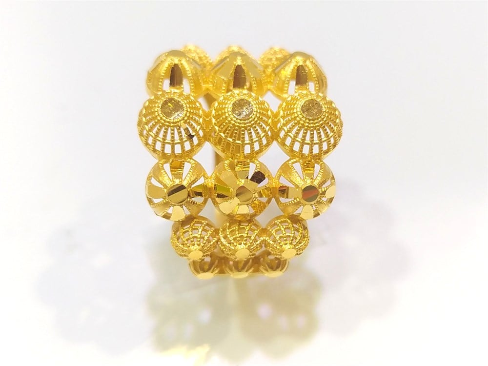 Telkari Yüzük 22 Ayar Altın 