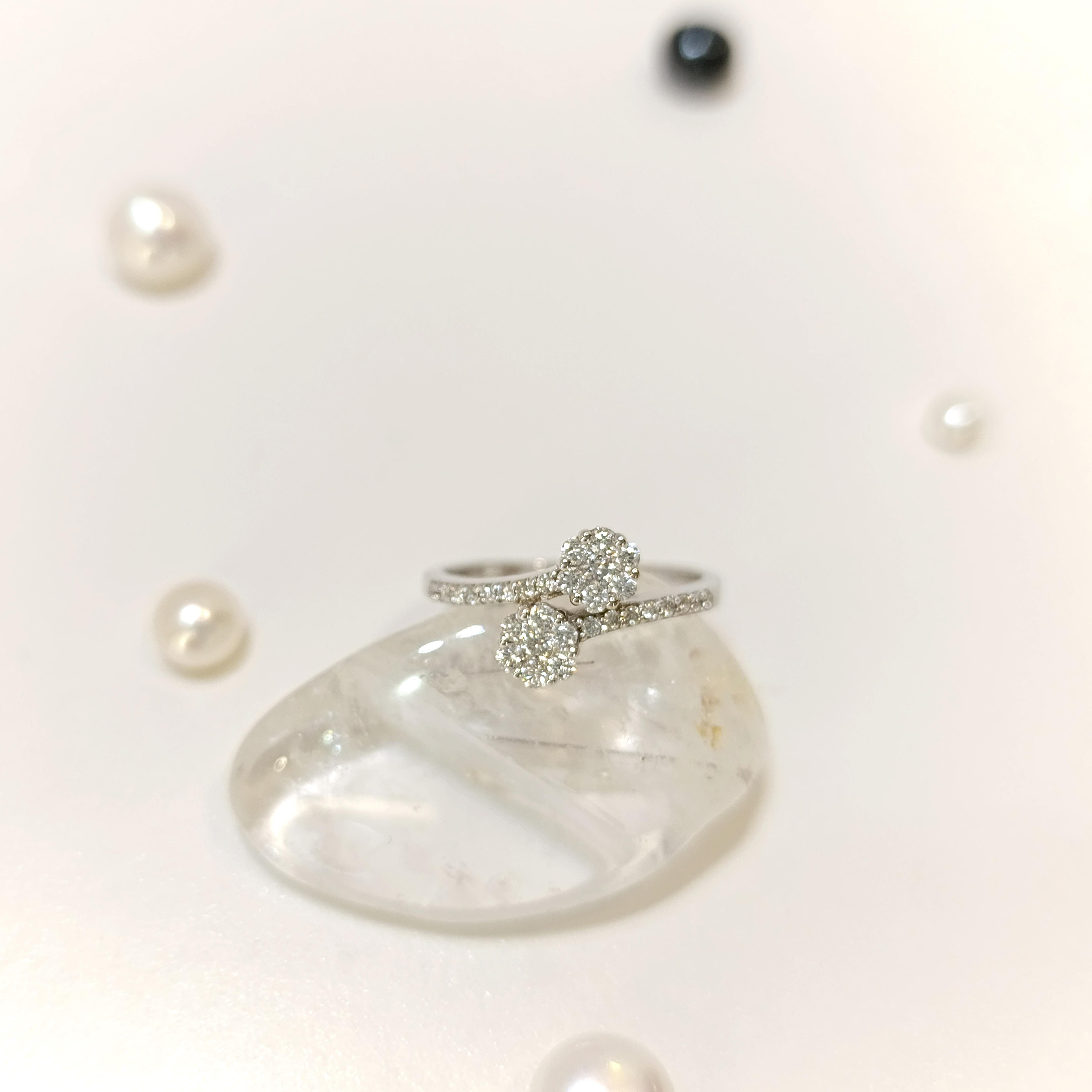 0.36ct Pırlanta Taşlı Yüzük 14 Ayar Altın HD VİDEOLU