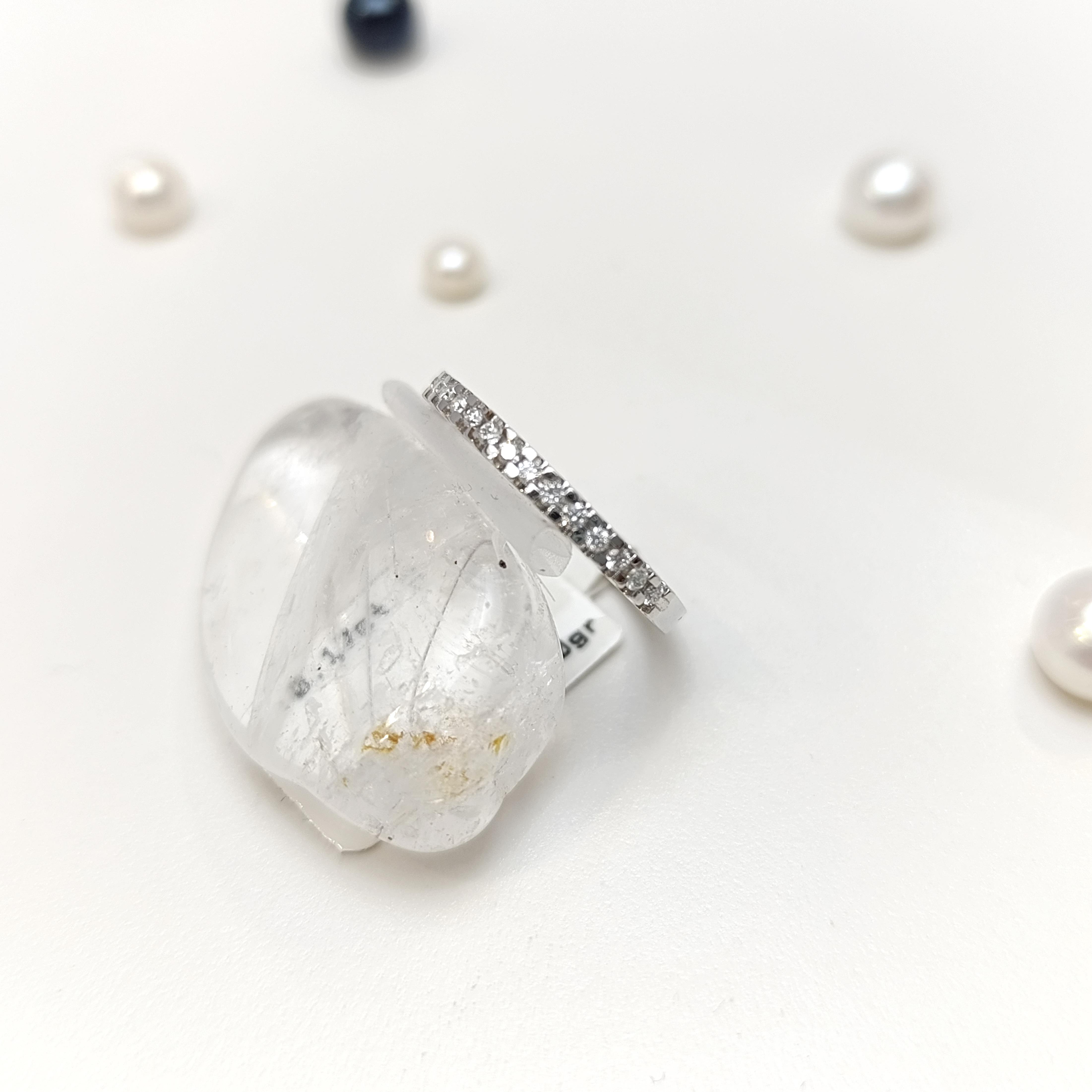 0.17ct Yarım Tur Pırlanta Taşlı Yüzük 14 Ayar Altın HD VİDEOLU