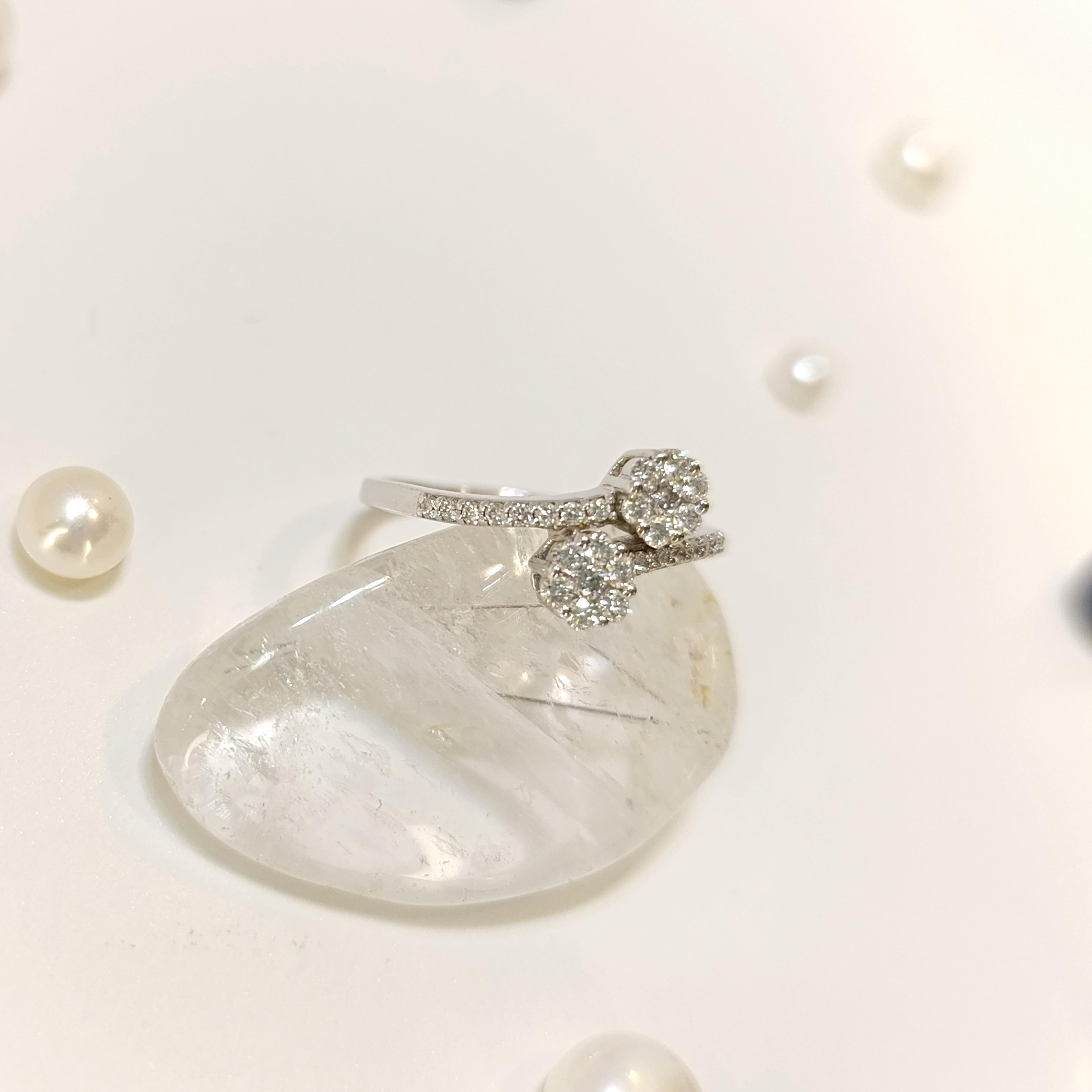 0.36ct Pırlanta Taşlı Yüzük 14 Ayar Altın HD VİDEOLU