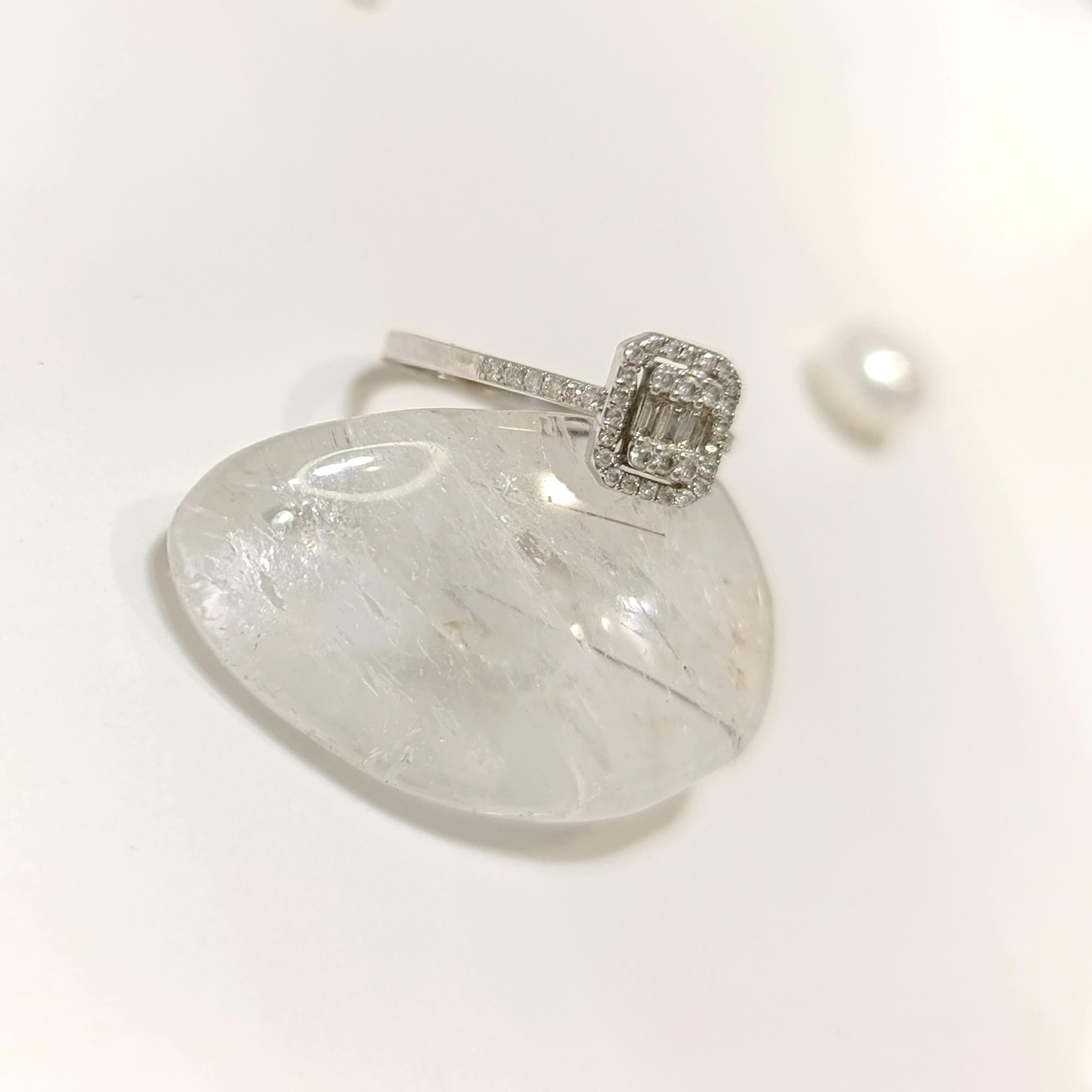 0,20ct F Color Pırlanta Baget Taşlı Yüzük 14 Ayar Altın HD VİDEOLU