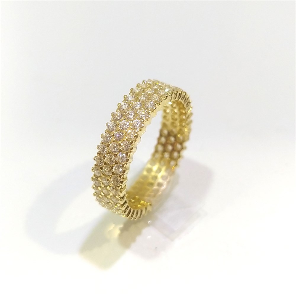 13.5 Ölçü Tam Tur Alyans Yüzük 14 Ayar Altın