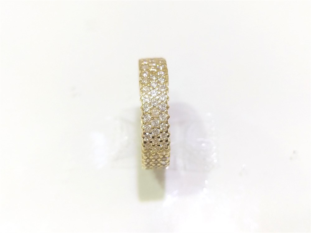 14 Ölçü Tam Tur Alyans Yüzük 14 Ayar Altın