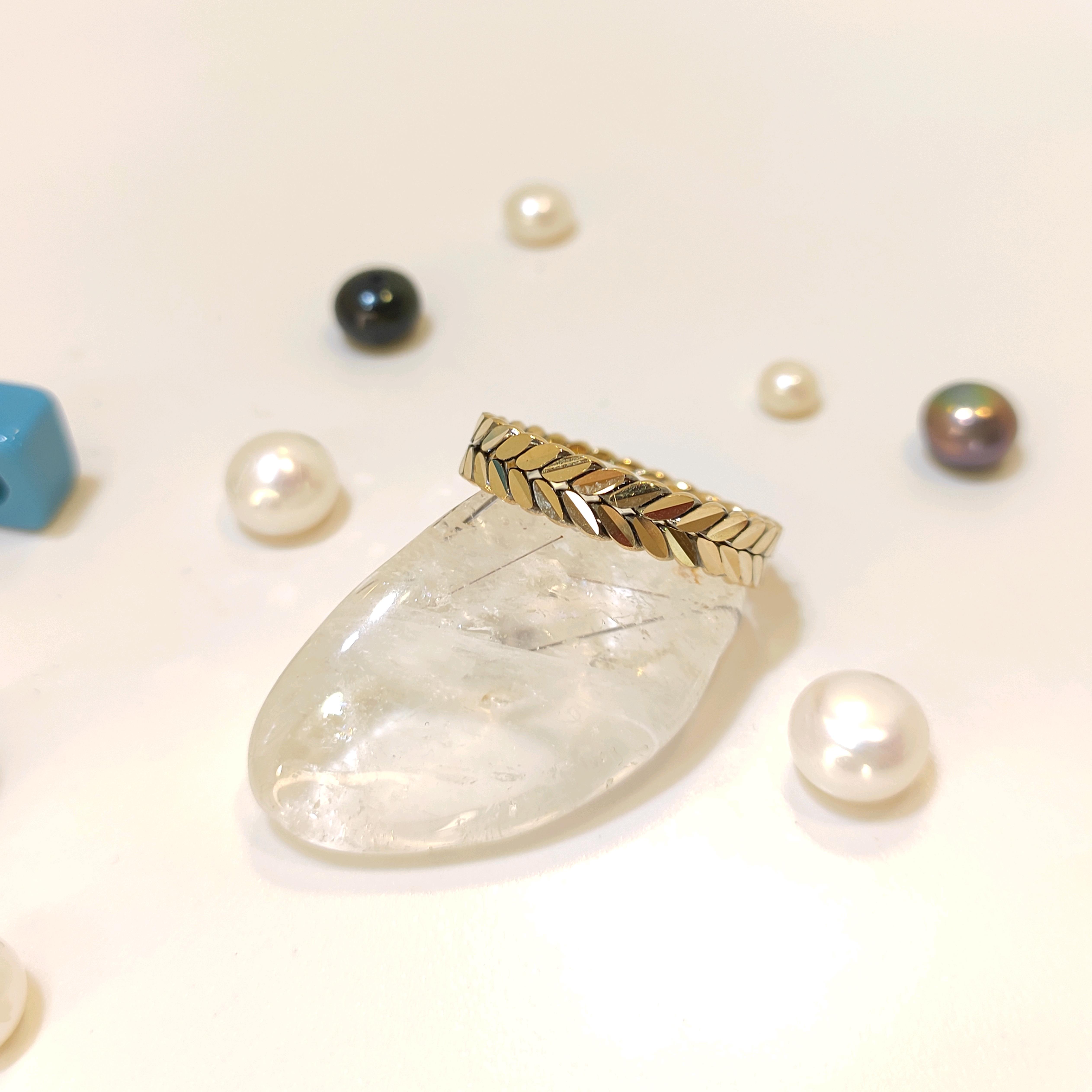 4.5mm Başak Karartmalı Alyans 14 Ayar Altın HD VİDEOLU