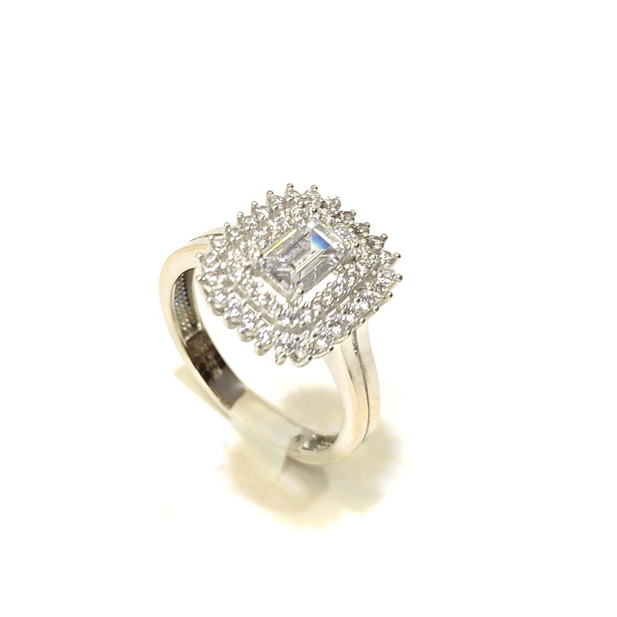 Baget Taşlı Yüzük 14 Ayar Altın