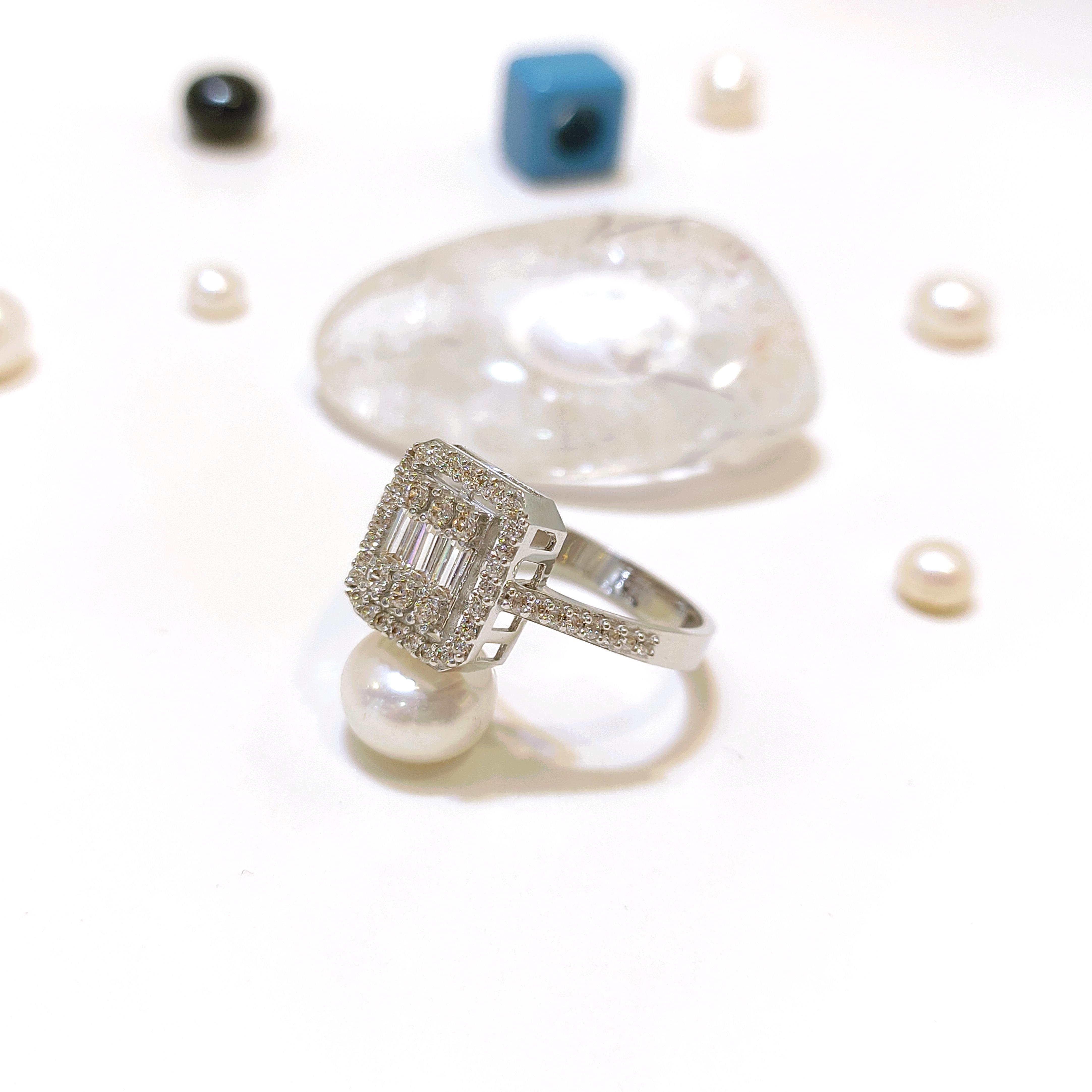 Baget Taşlı Yüzük 14 Ayar Altın HD VİDEOLU