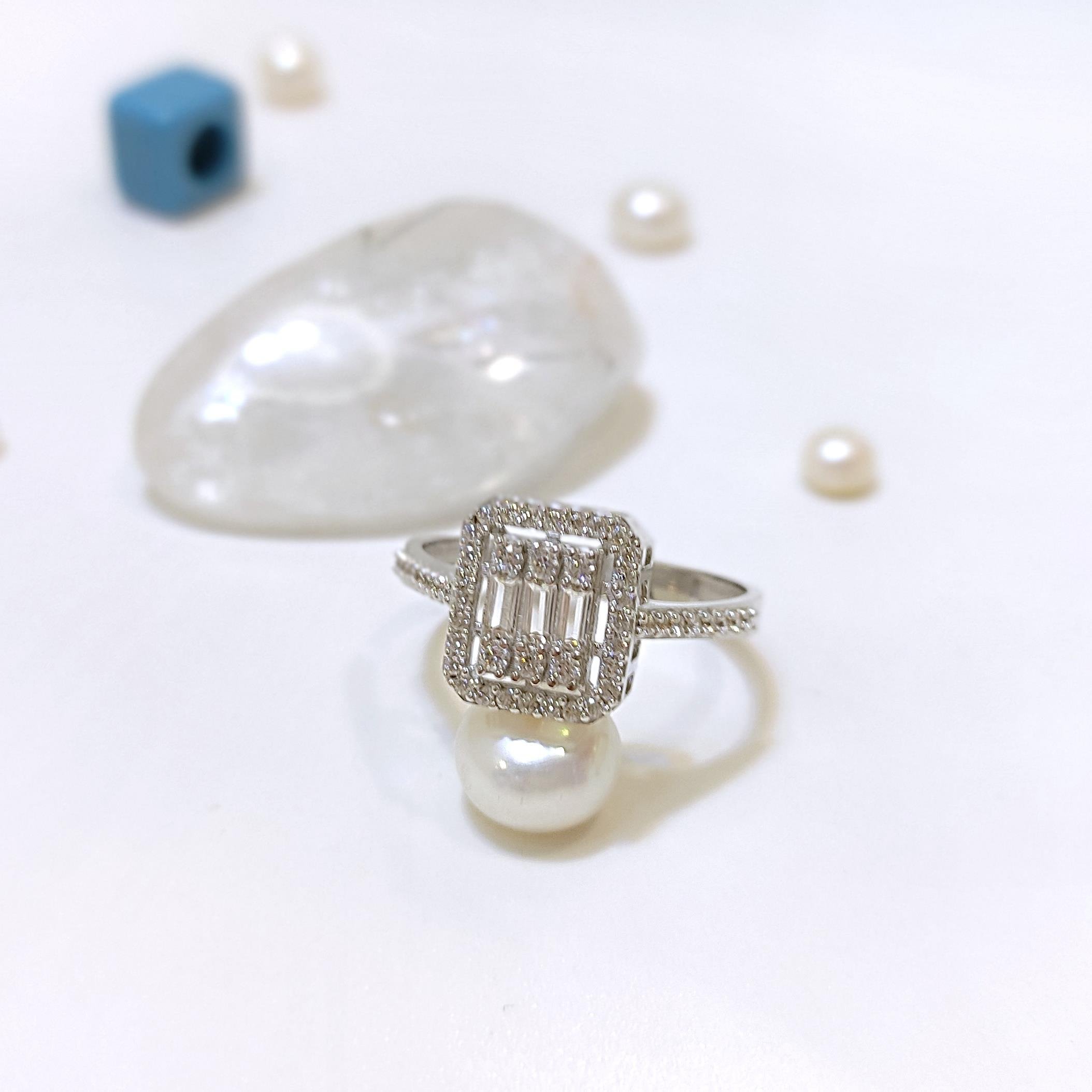 Baget Taşlı Yüzük 14 Ayar Altın HD VİDEOLU