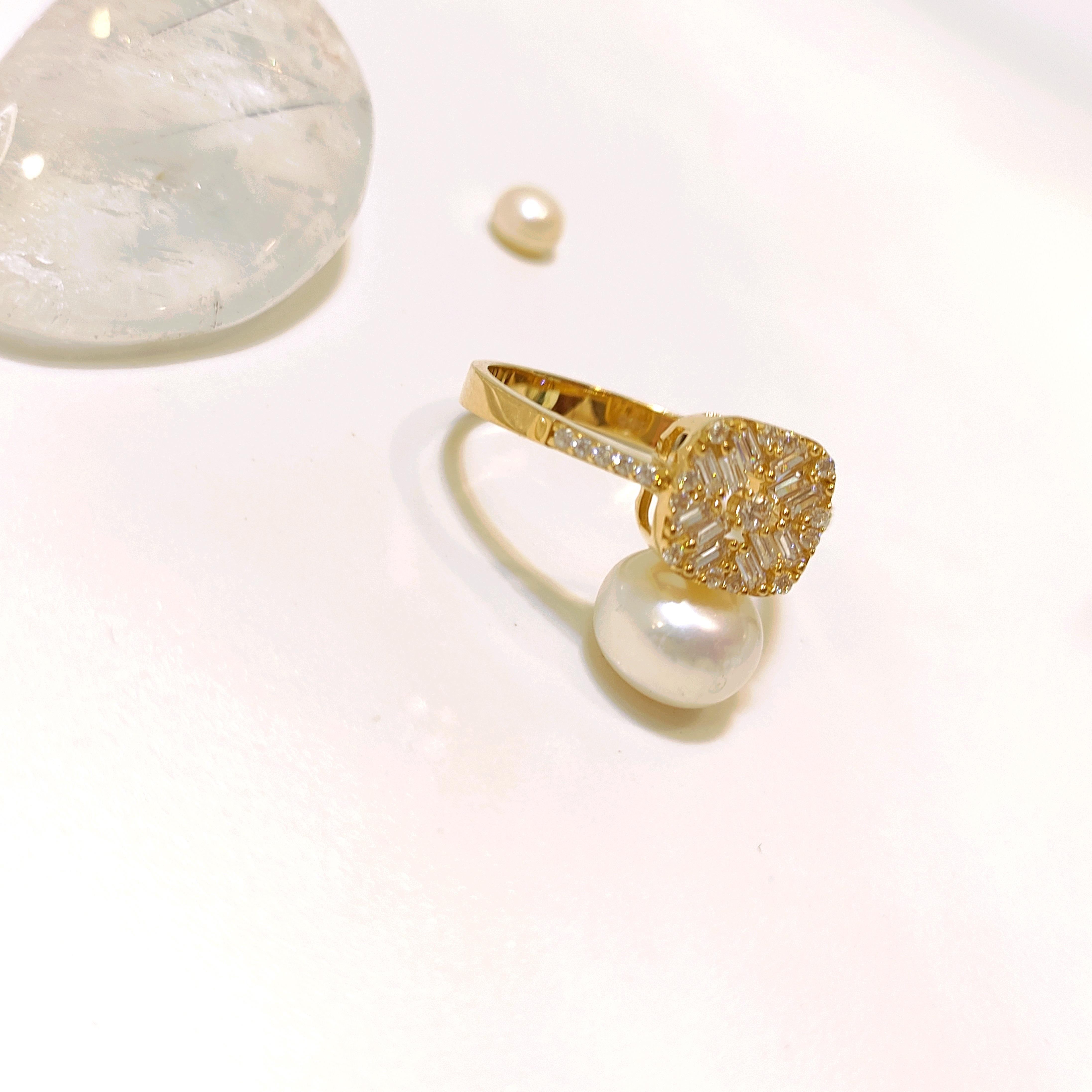 Baget Taşlı Yüzük 14 Ayar Altın HD VİDEOLU