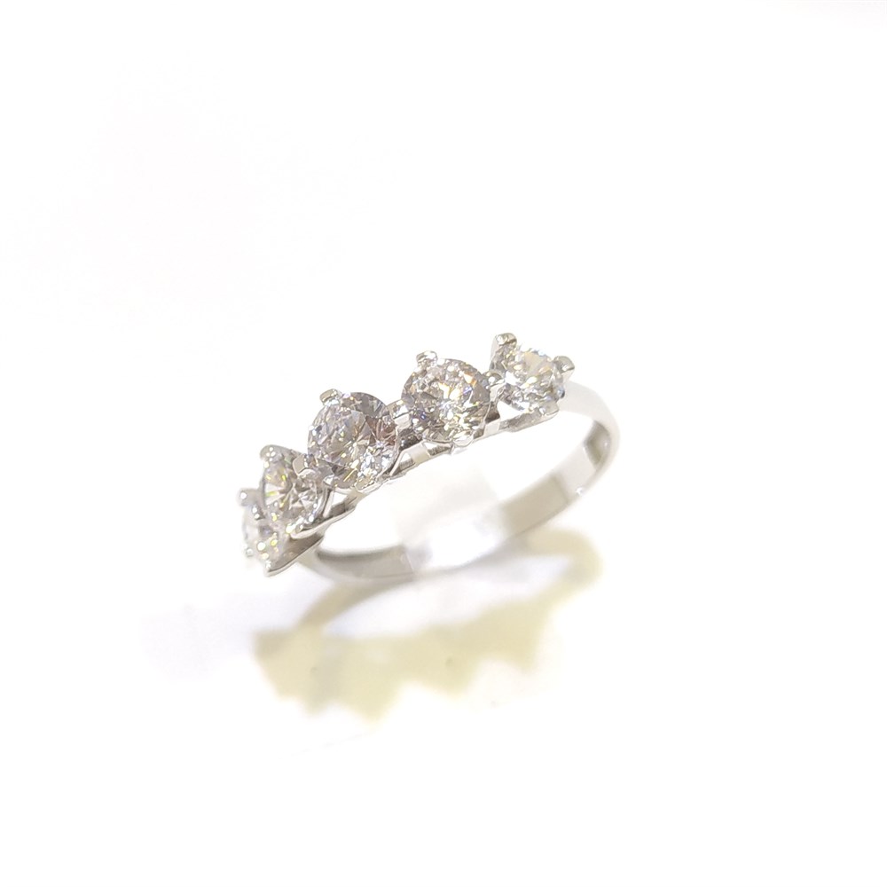 Beş TAş Yüzük 14 Ayar Altın