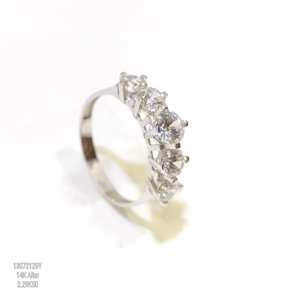 Beş TAş Yüzük 14 Ayar Altın