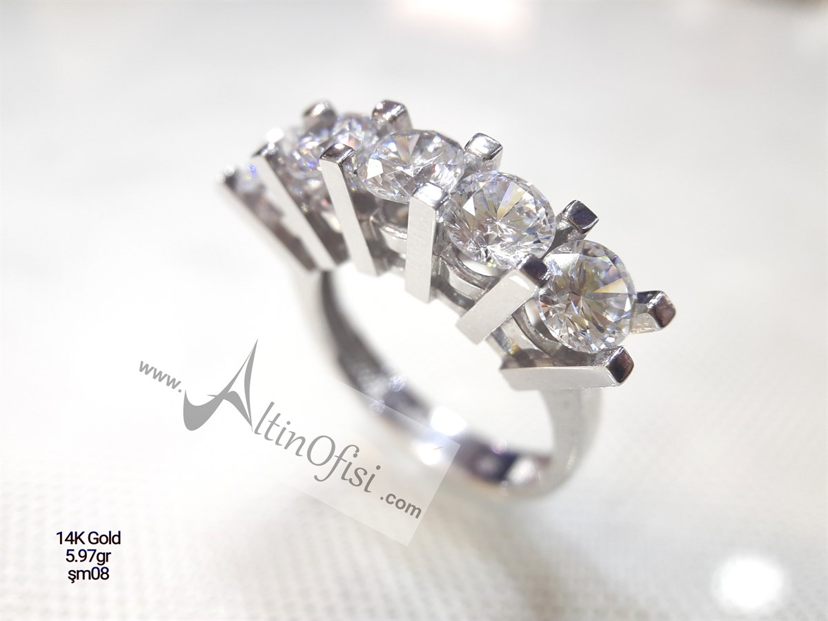 Beştaş Yüzük 14 Ayar Altın