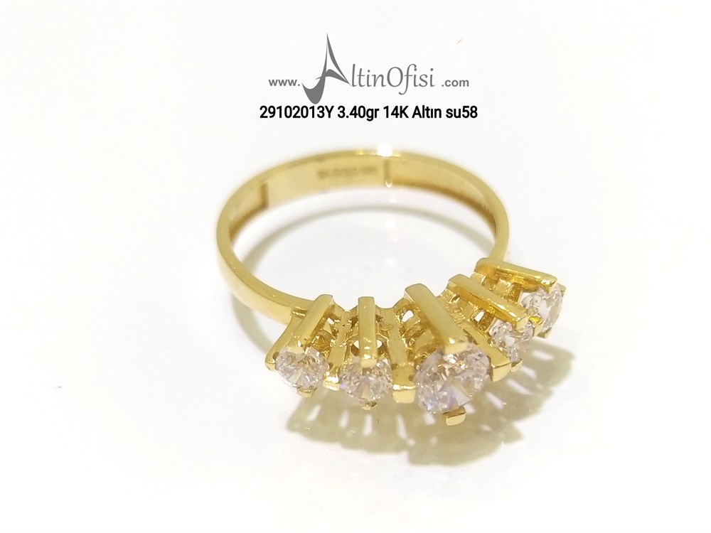 Beştaş Yüzük Sarı 14 Ayar Altın