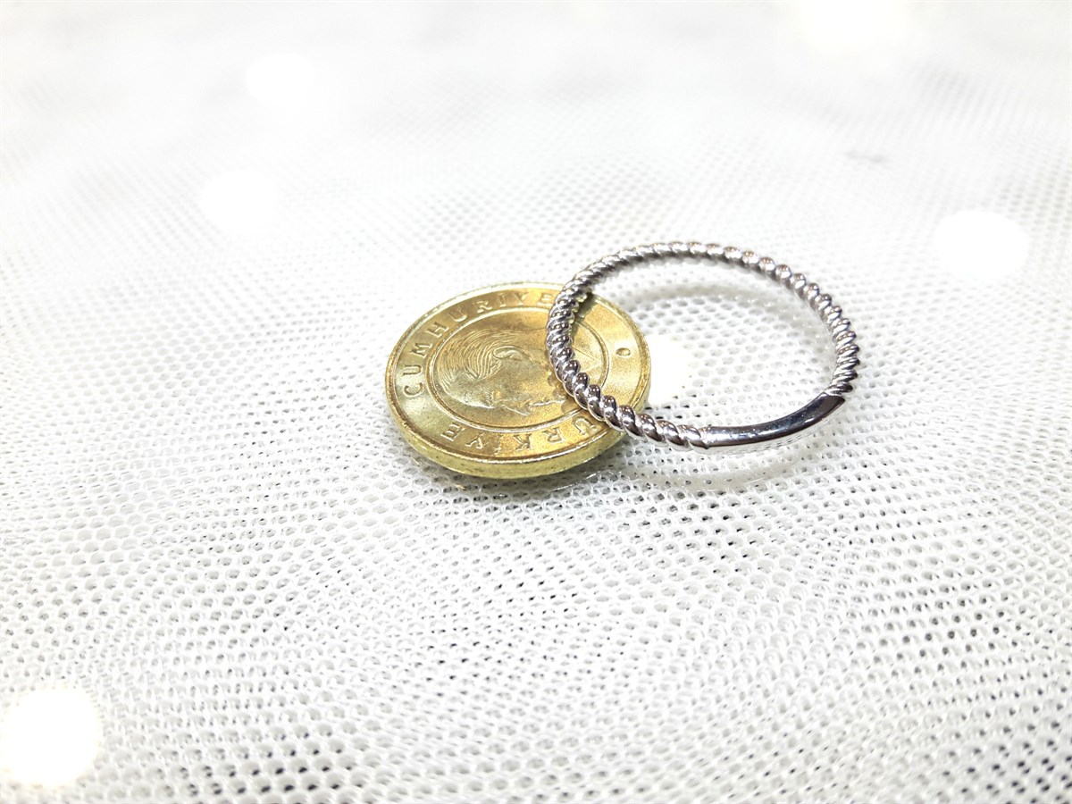 Burma Alyans Yüzük 14 Ayar Altın