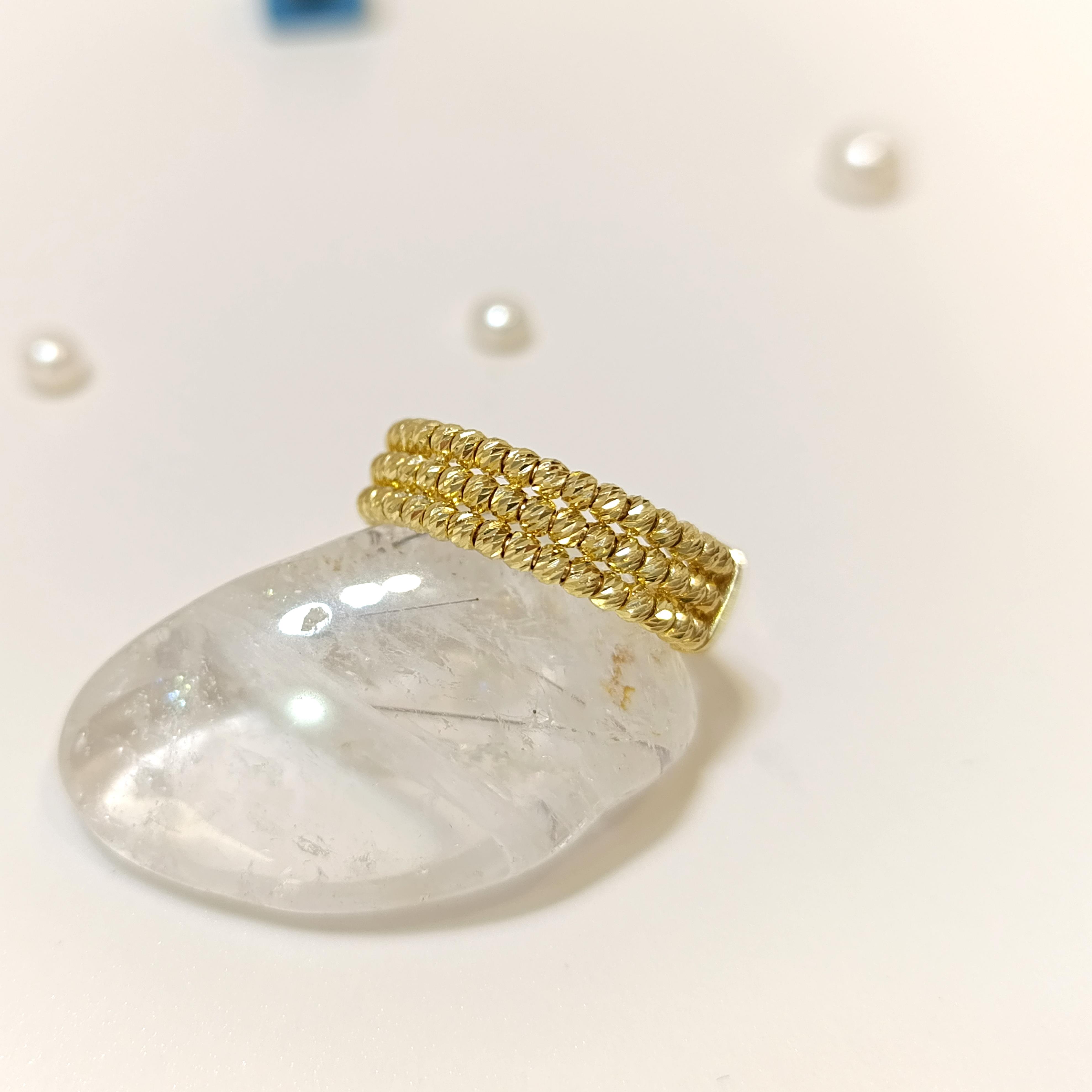 Dorika Toplu Taşsız Yüzük 14 Ayar Altın HD VİDEOLU