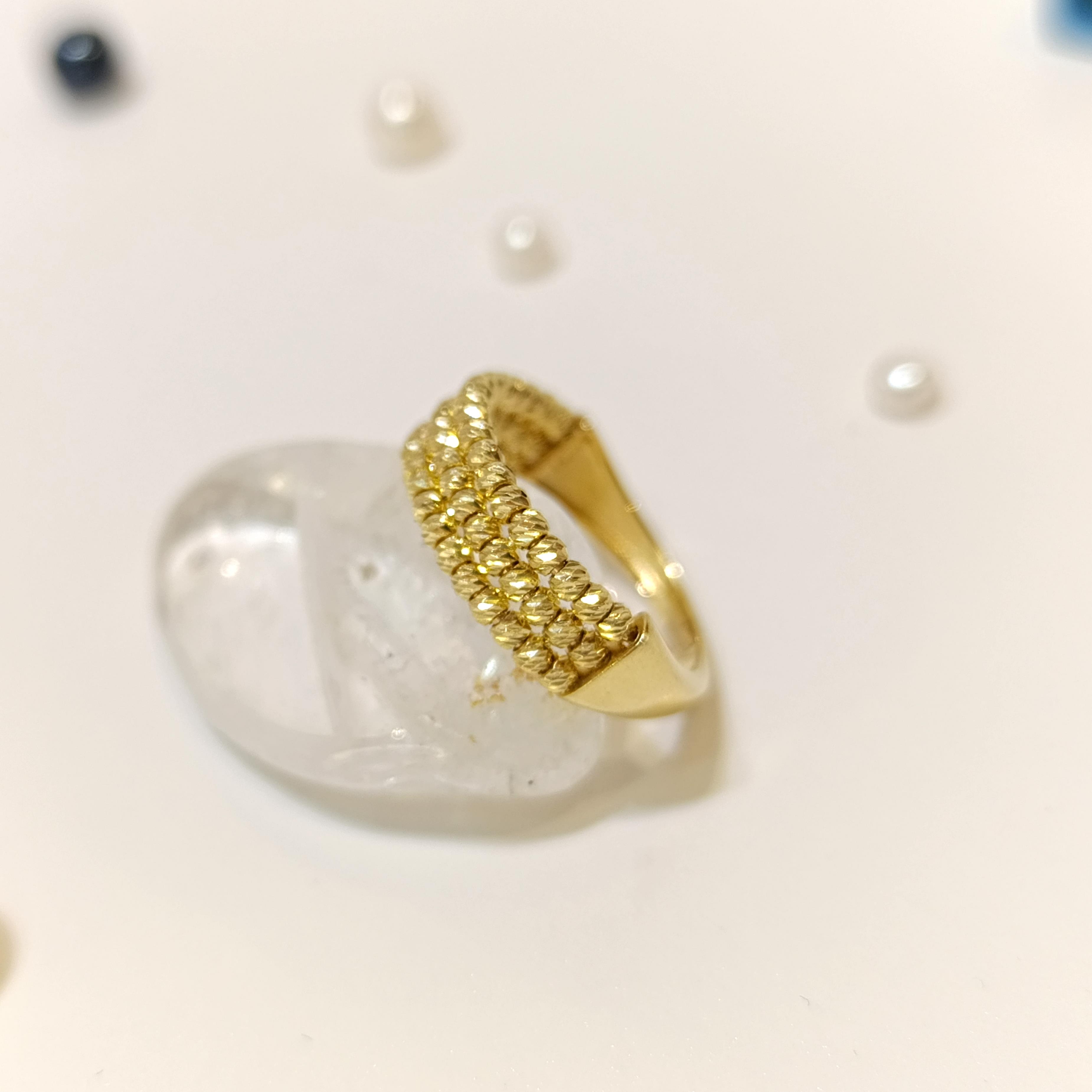 Dorika Toplu Taşsız Yüzük 14 Ayar Altın HD VİDEOLU