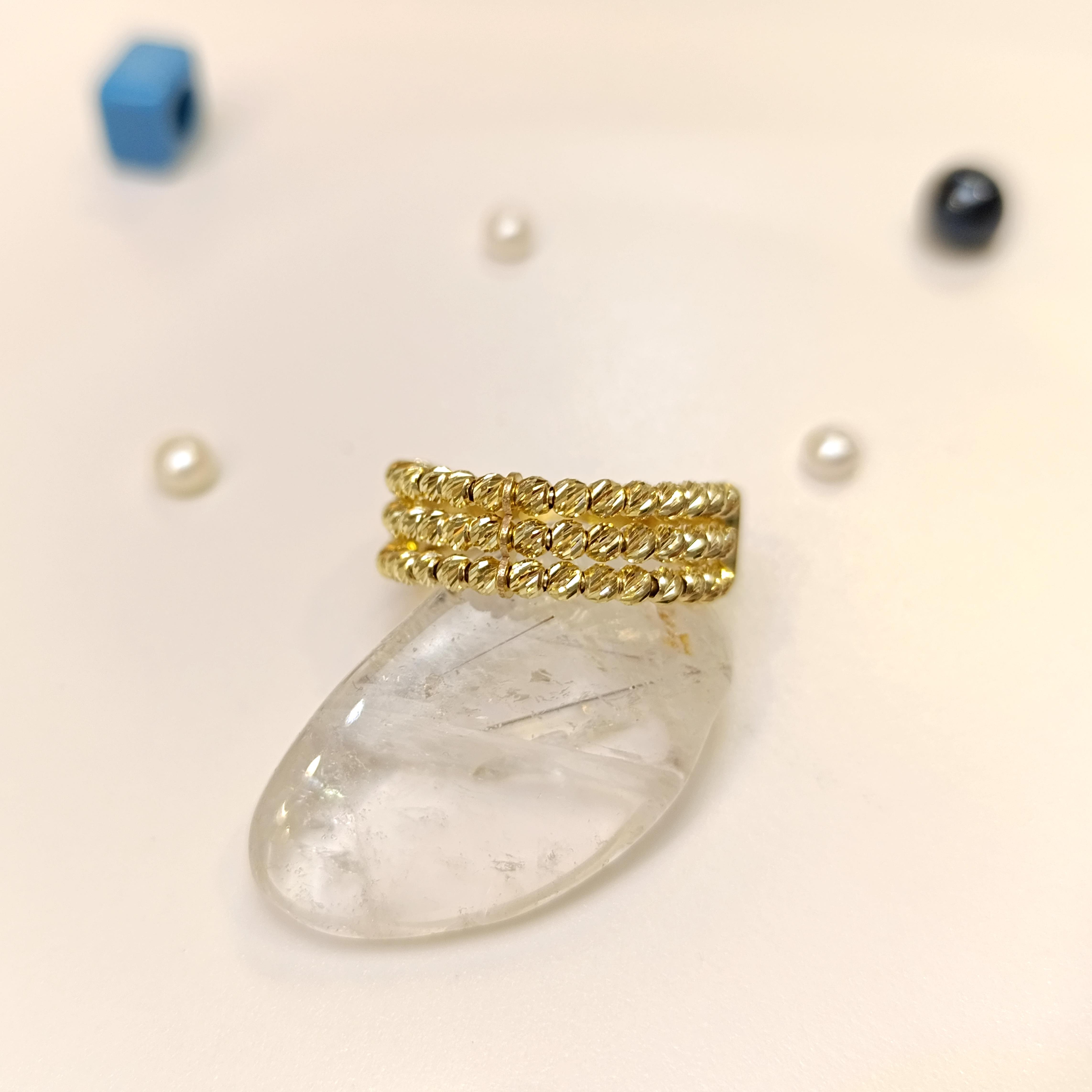 Dorika Toplu Taşsız Yüzük 14 Ayar Altın HD VİDEOLU