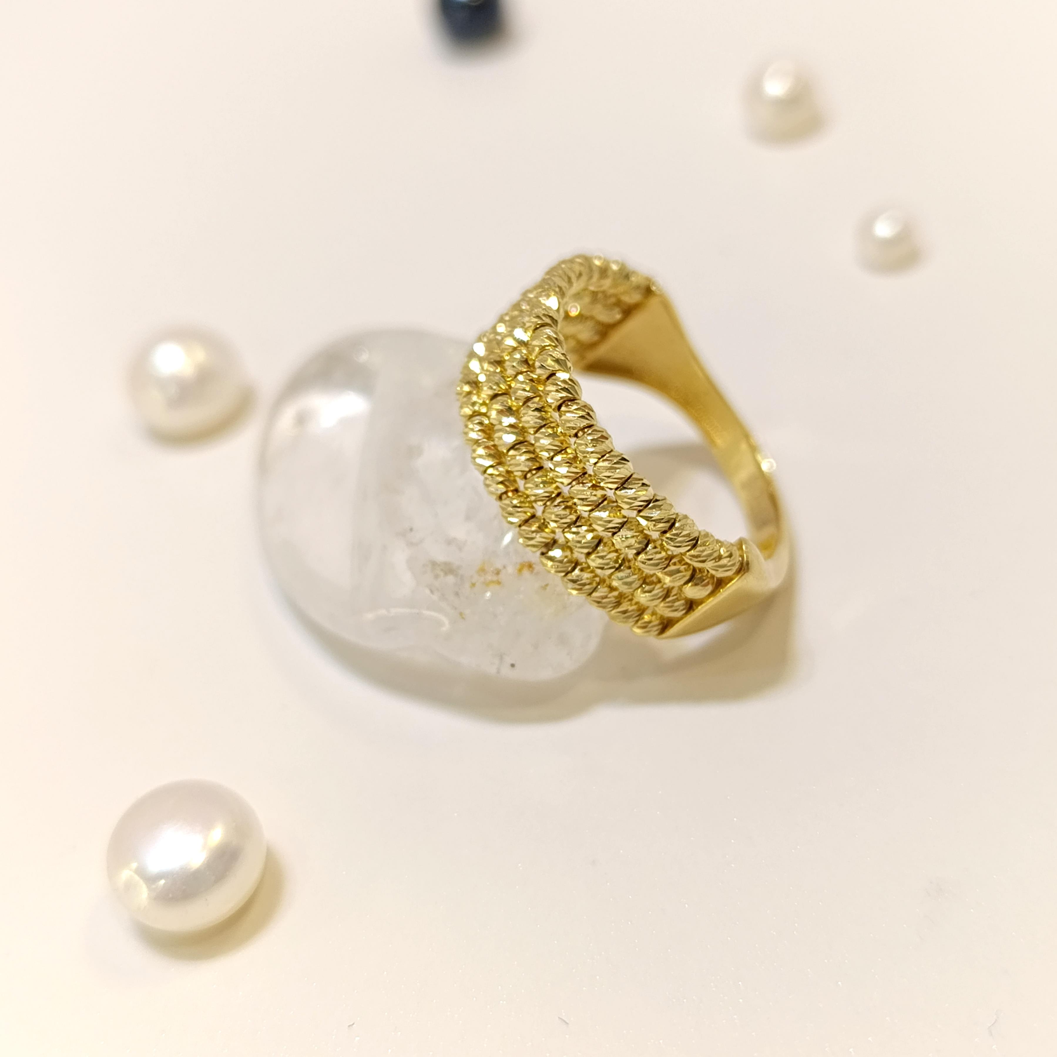 Dorika Toplu Taşsız Yüzük 14 Ayar Altın HD VİDEOLU