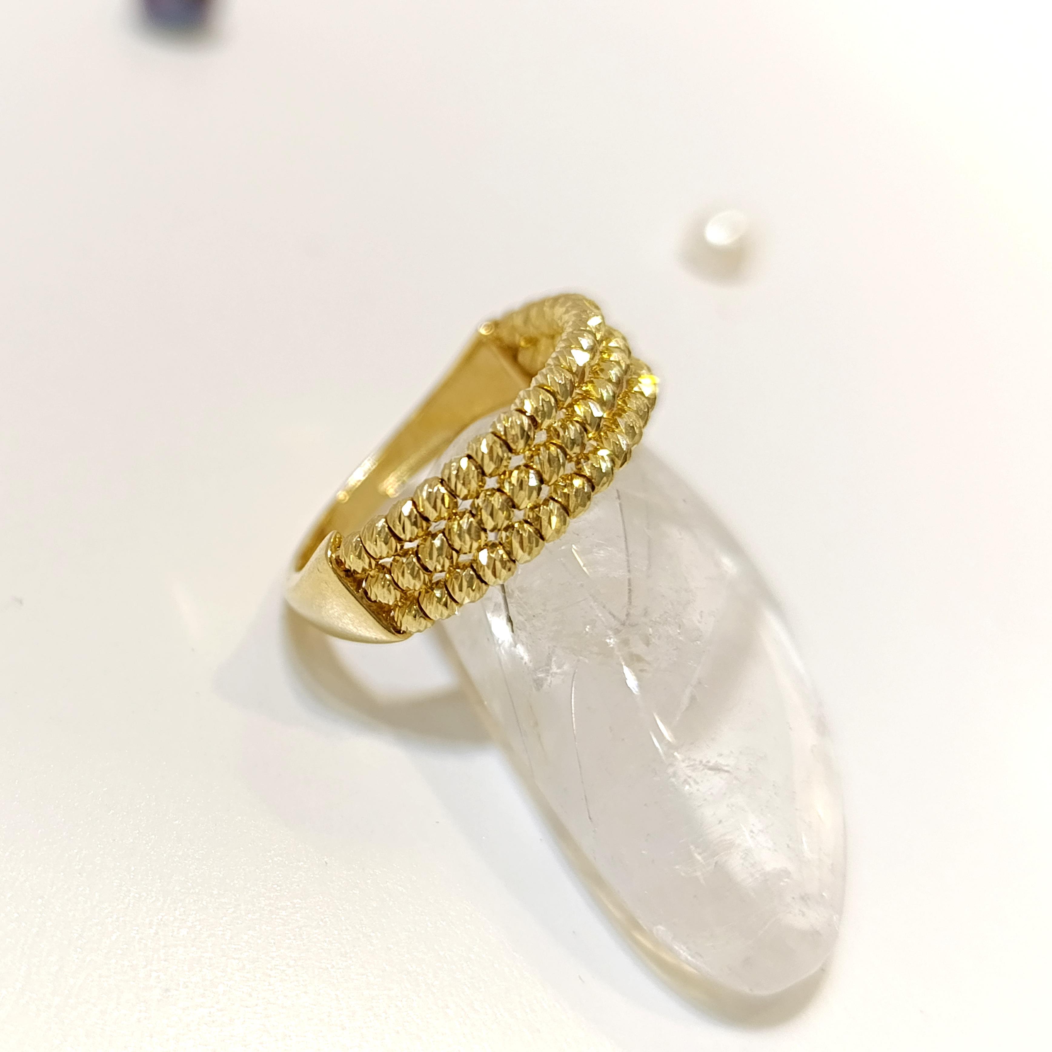 Dorika Toplu Taşsız Yüzük 14 Ayar Altın HD VİDEOLU