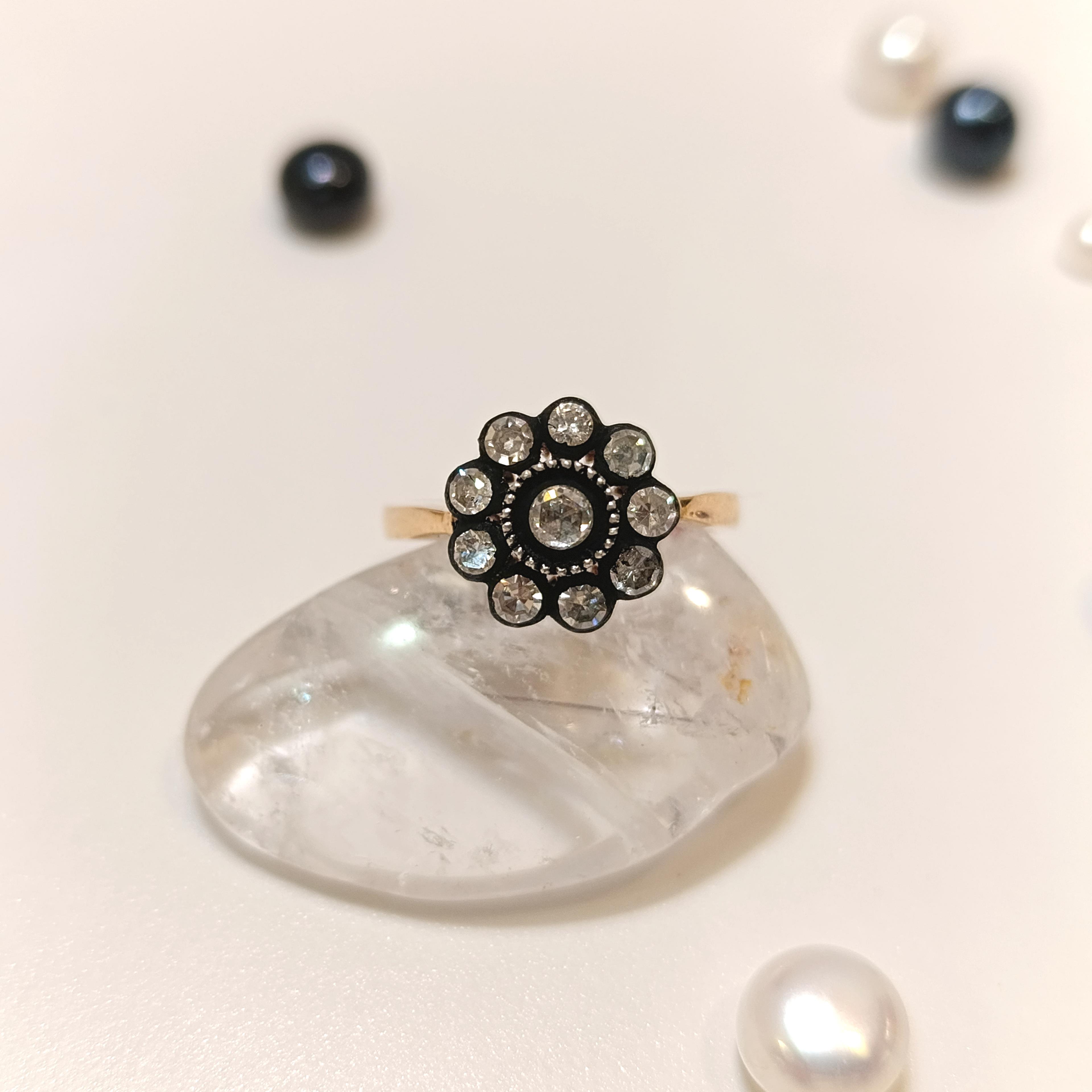 Elmas Taşlı Yüzük 14 Ayar Altın HD VİDEOLU