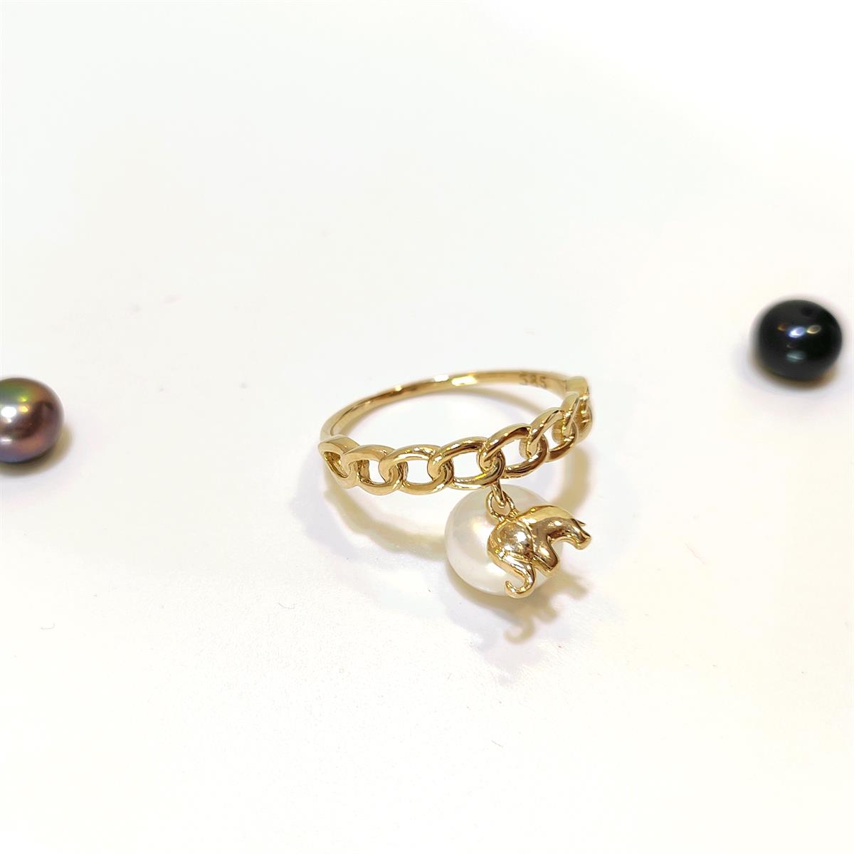 Filli Zincir  Yüzük 14 Ayar Altın HD VİDEOLU