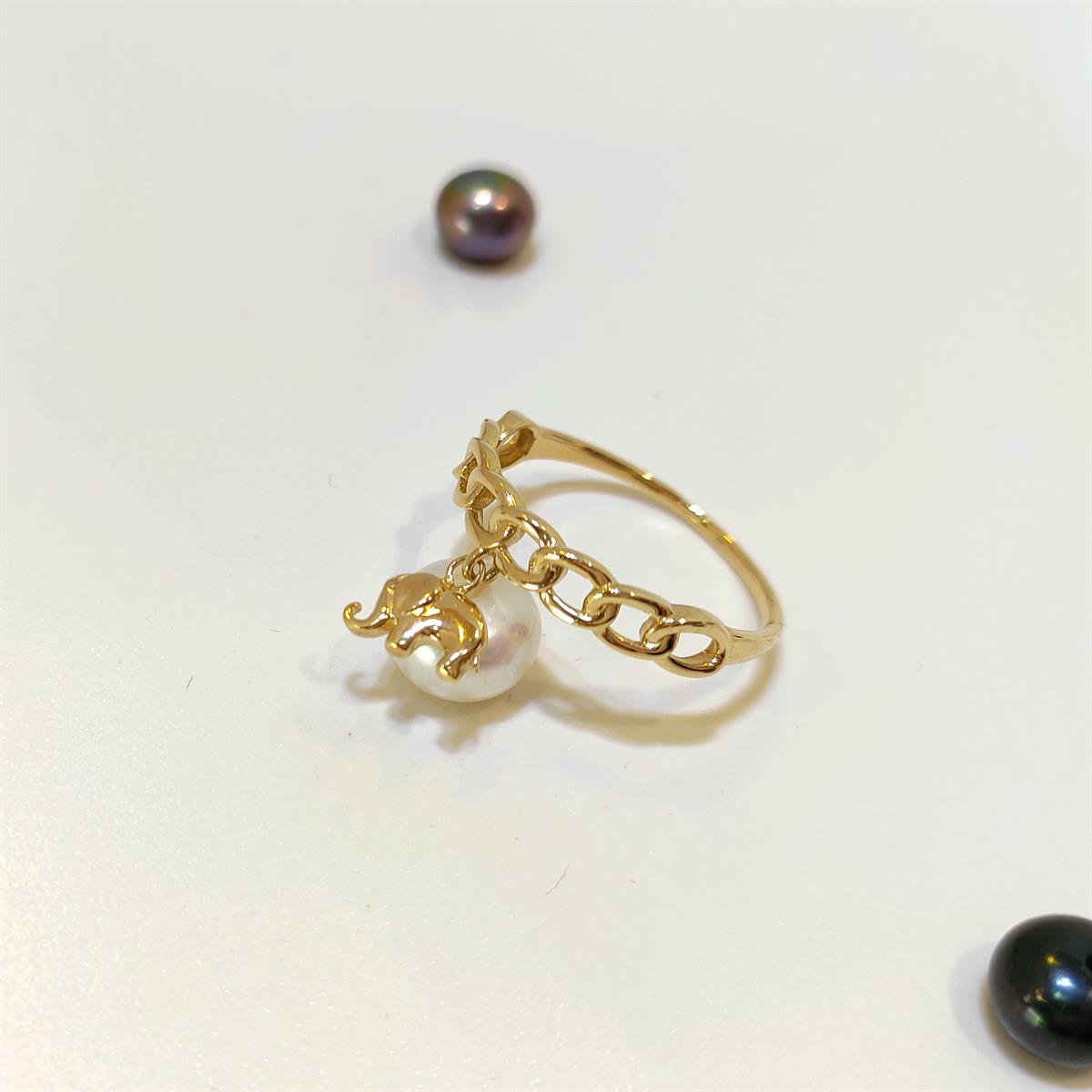 Filli Zincir  Yüzük 14 Ayar Altın HD VİDEOLU