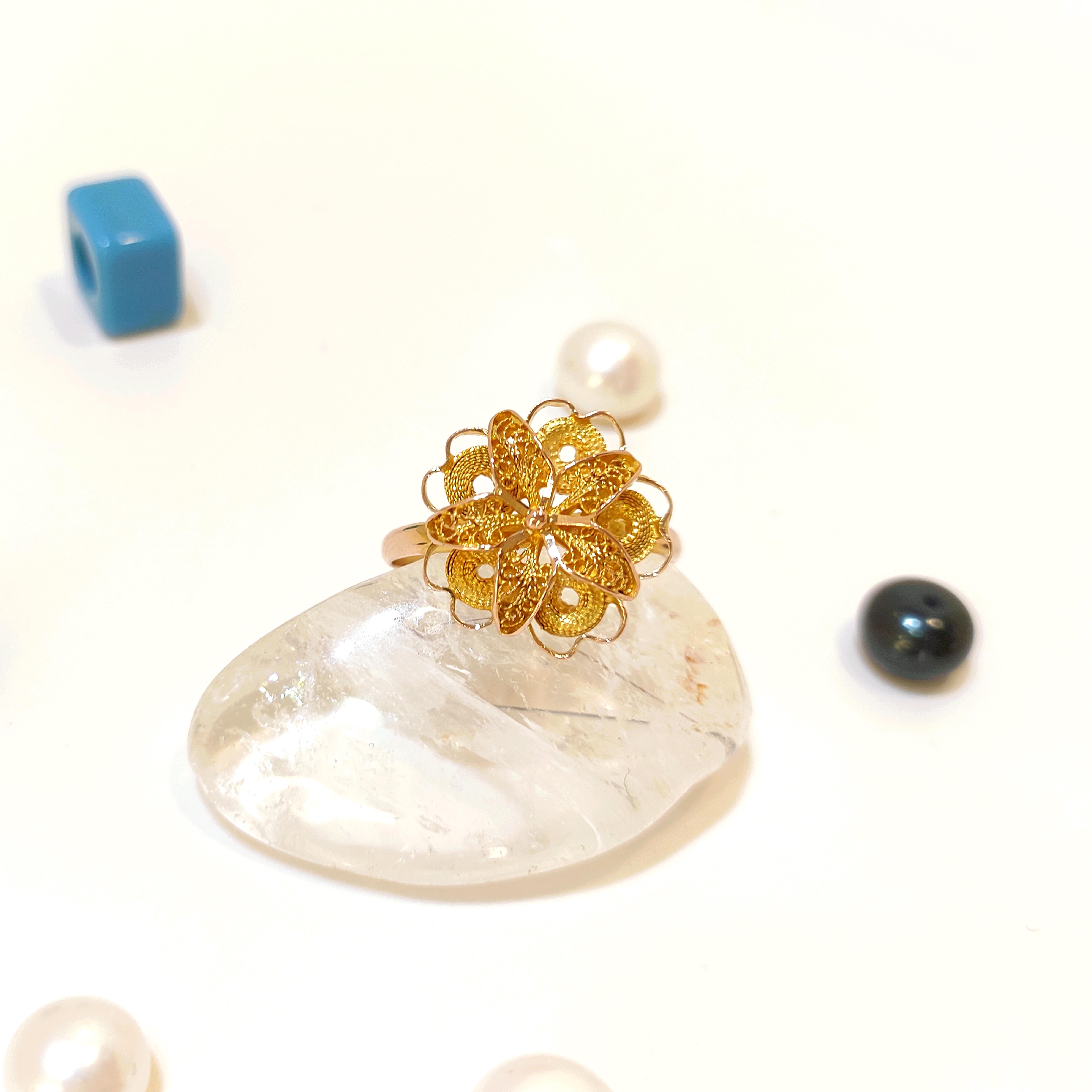 Gül Taşsız Yüzük 14 Ayar Altın HD VİDEOLU