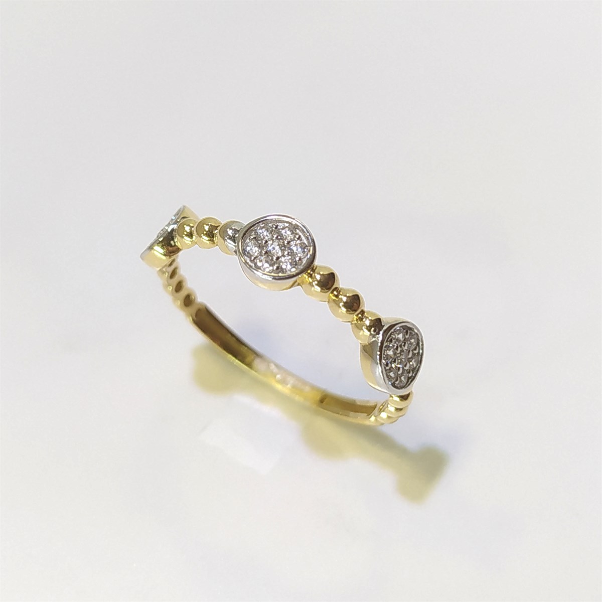 Güverse Halkalı Yüzük 14 Ayar Altın