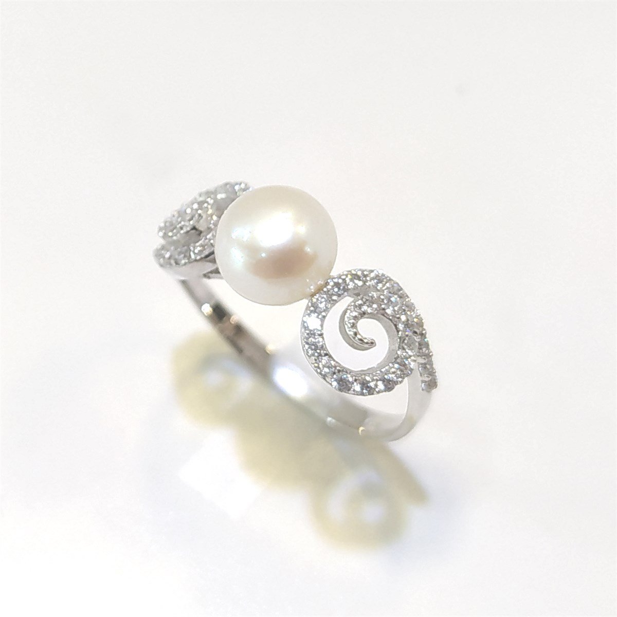 İnci Yüzük 14 Ayar Altın