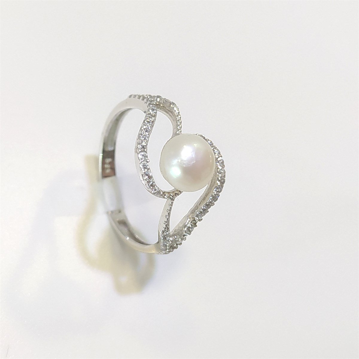 İnci Yüzük 14 Ayar Altın