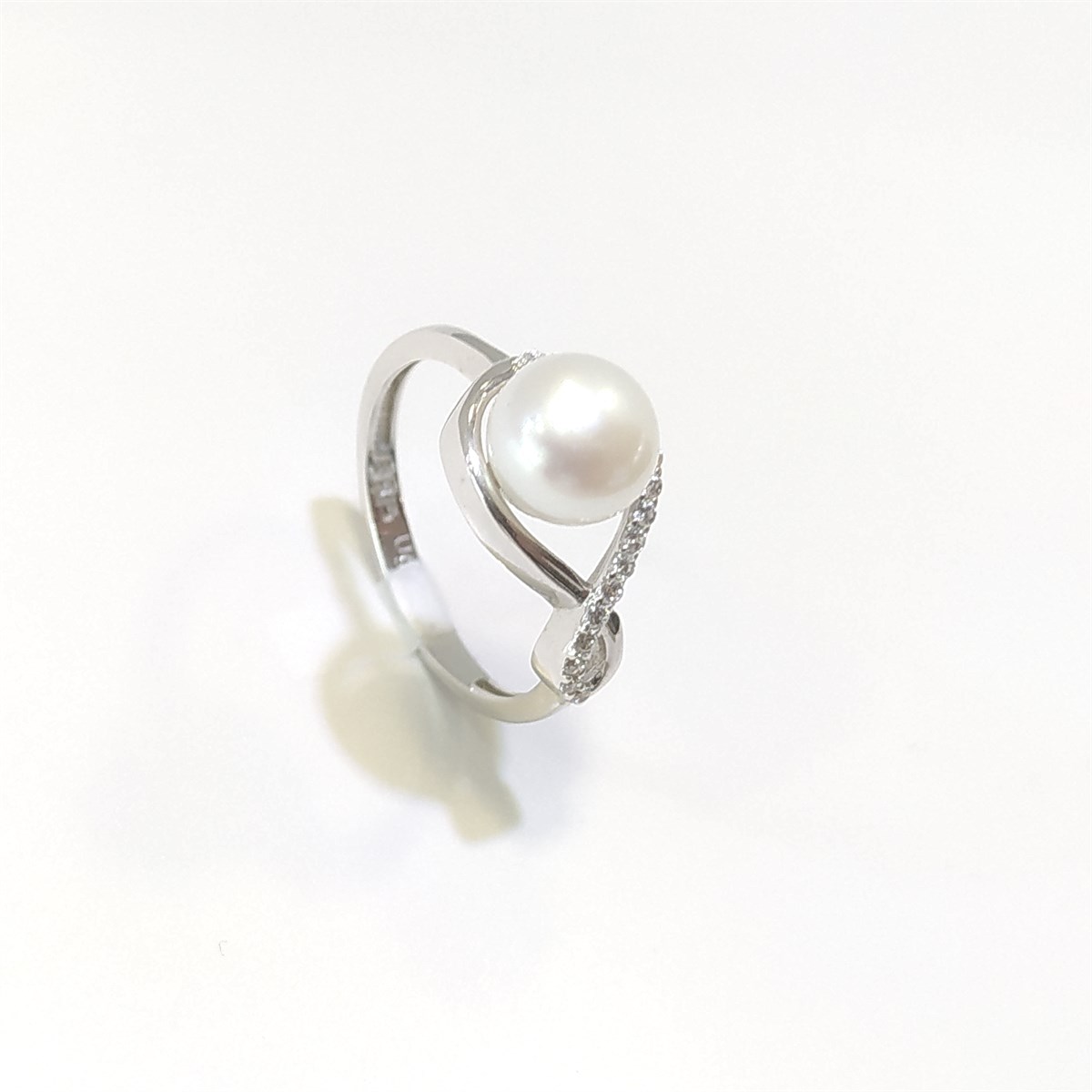 İnci Yüzük 14 Ayar Altın