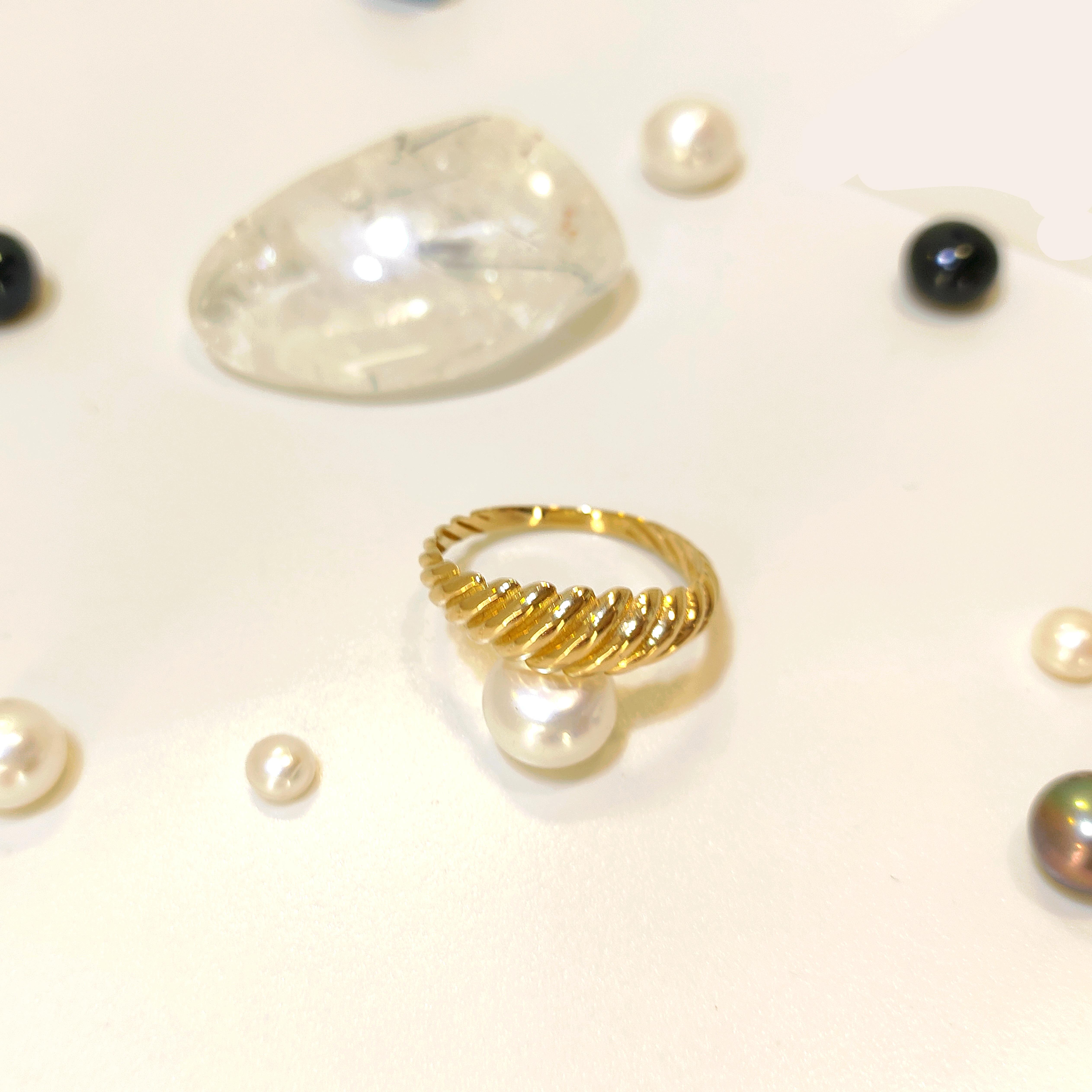 İstiridye Taşsız Yüzük 14 Ayar Altın HD VİDEOLU